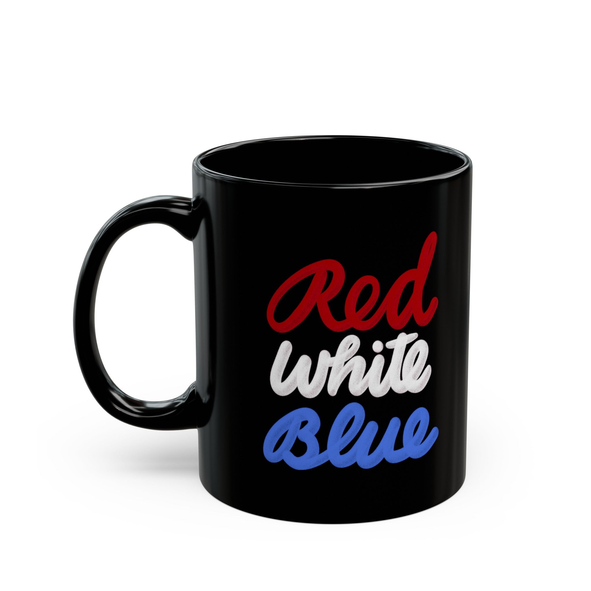 RED WHITE BLUE Black Mug (11oz, 15oz)