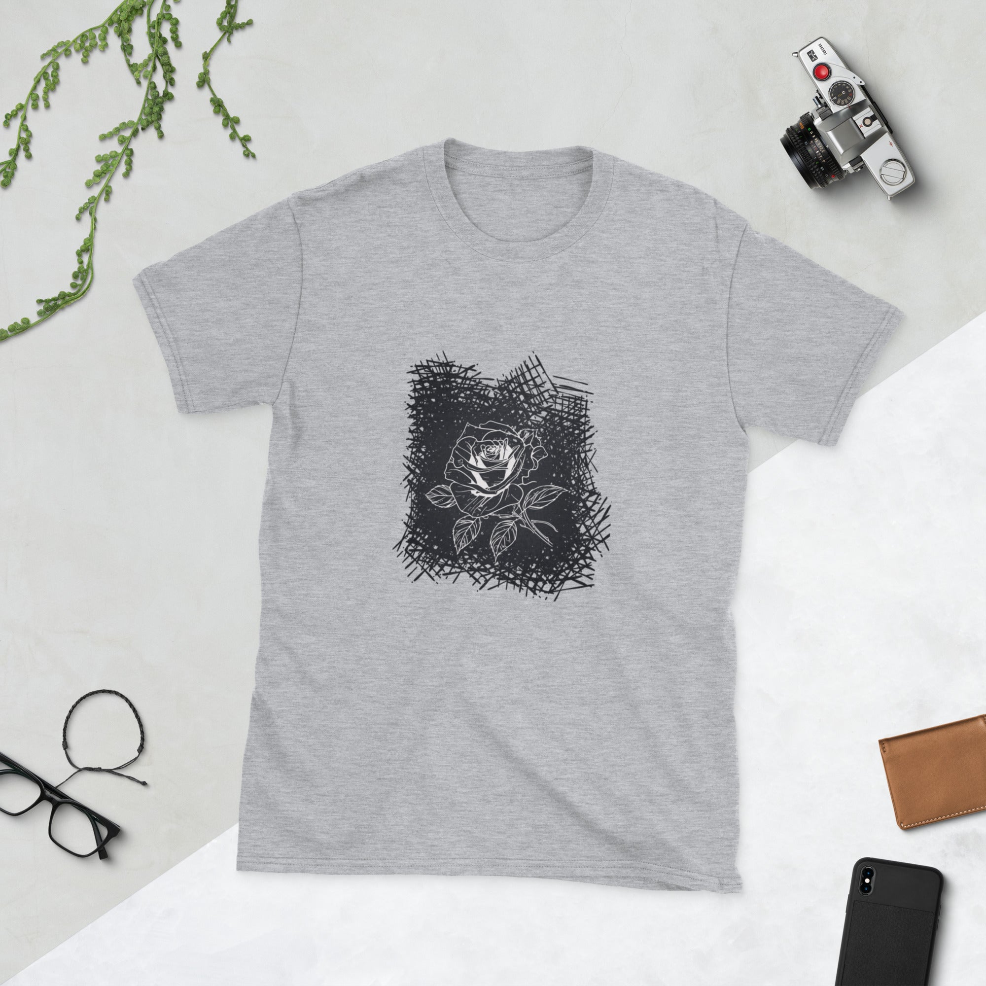 JUST A ROSE Short-Sleeve Unisex T-Shirt