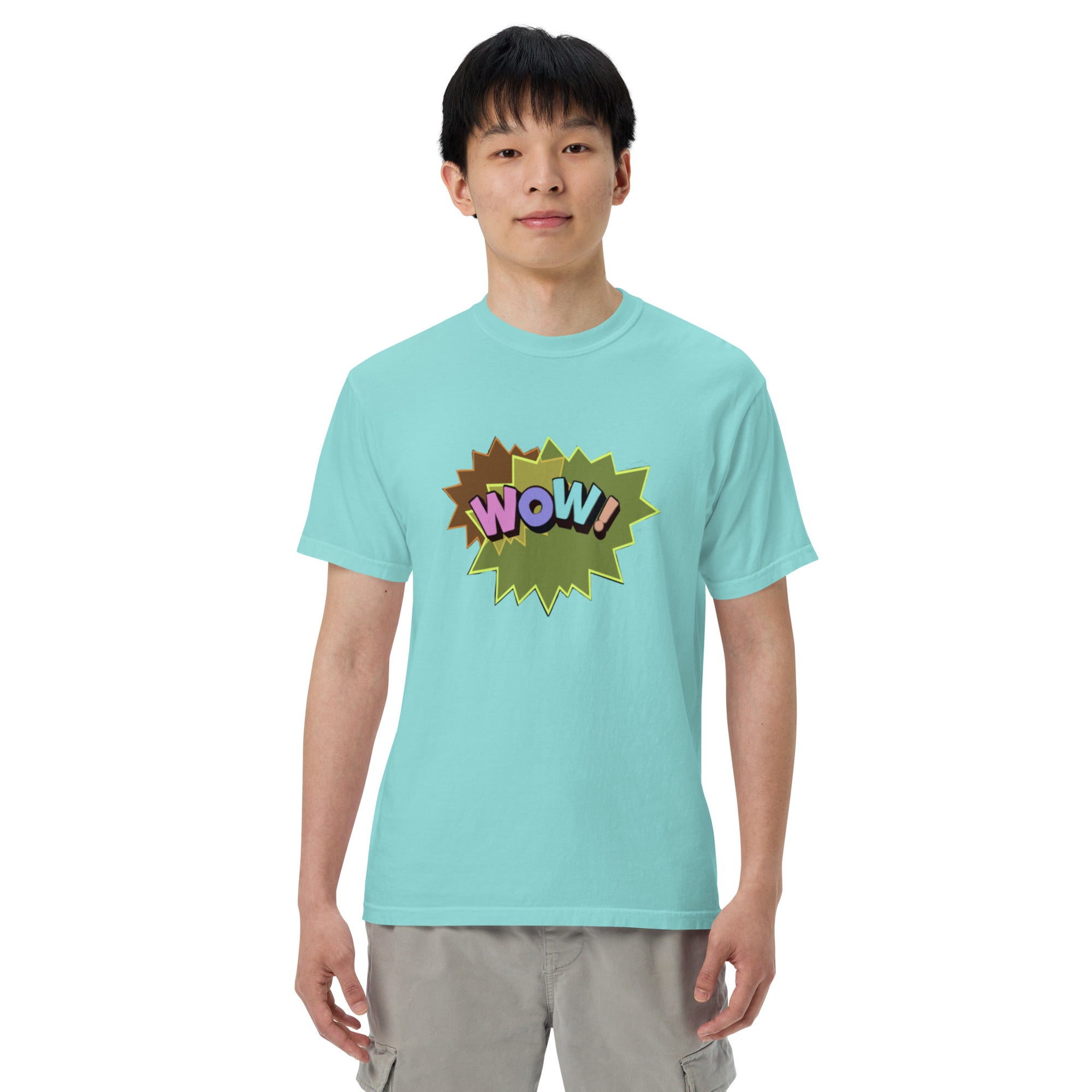 WOW Unisex garment-dyed heavyweight t-shirt