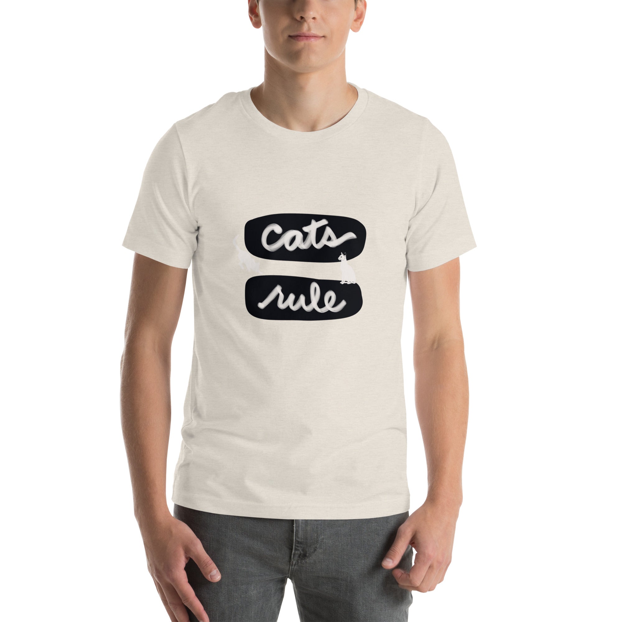 CATS RULE Unisex t-shirt