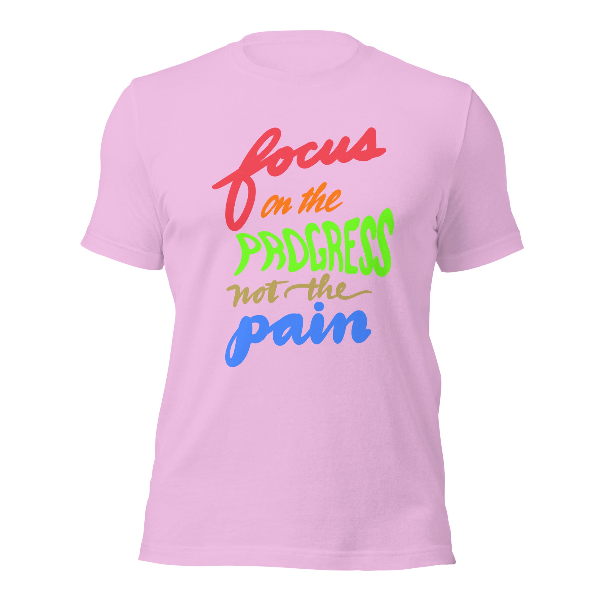 FOCUS ON THE PROGRESS Unisex t-shirt