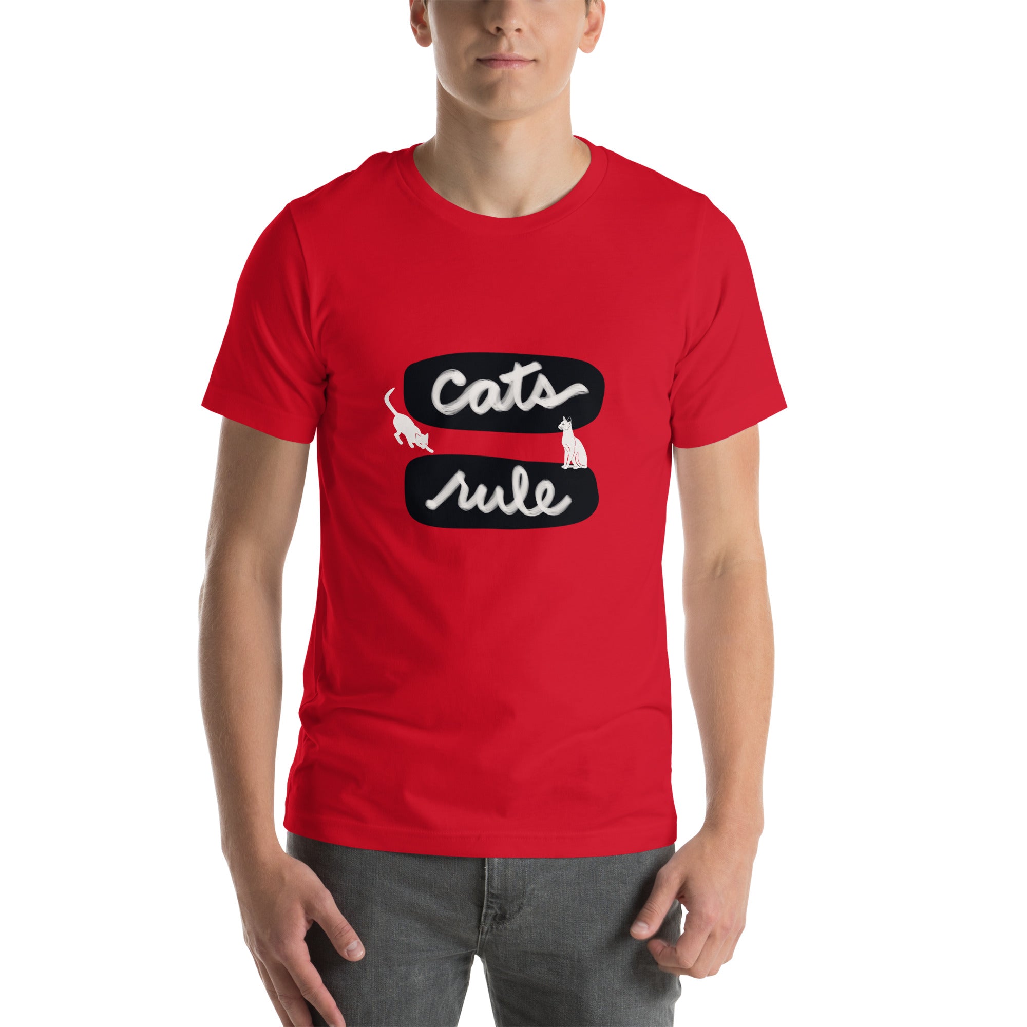 CATS RULE Unisex t-shirt