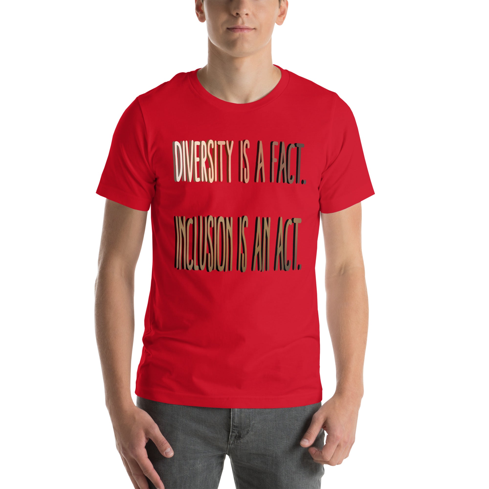 DIVERSITY AND INCLUSION Unisex t-shirt