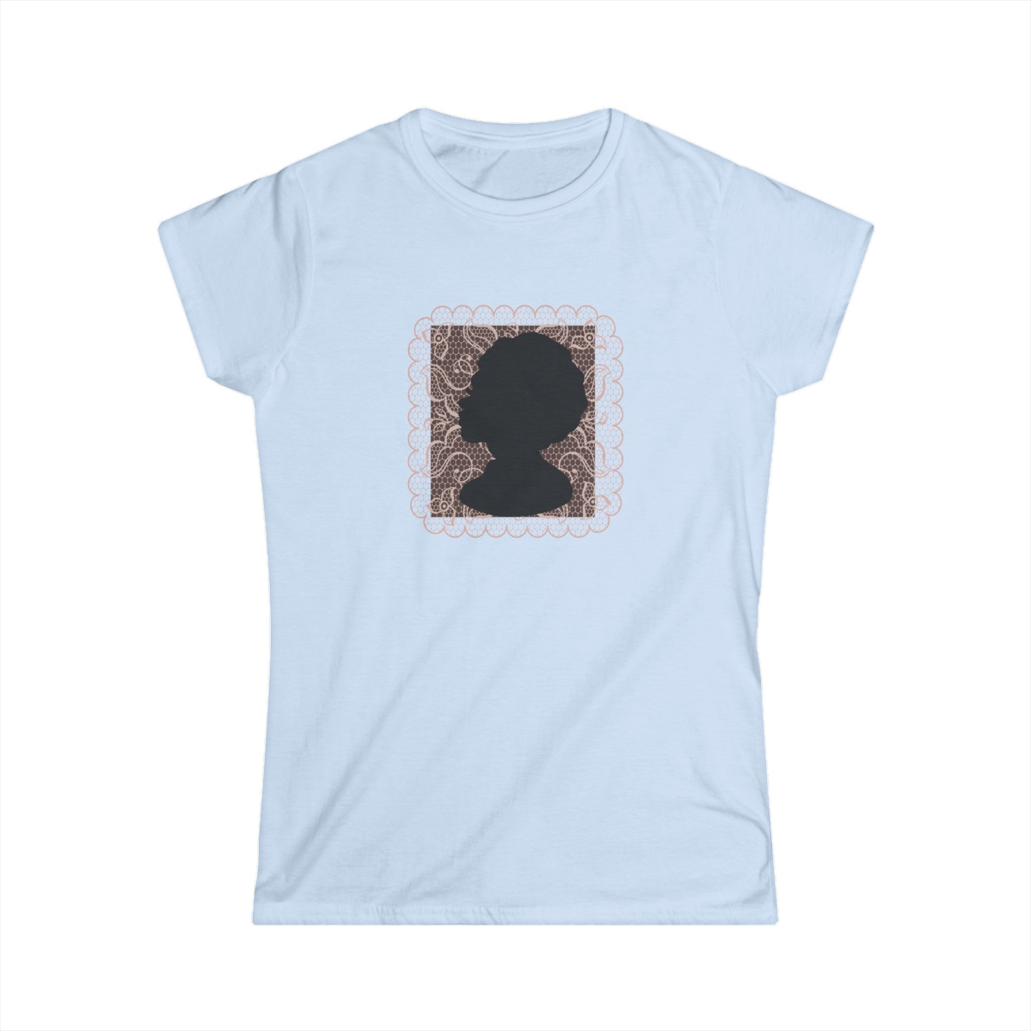 LOVELY LACY SILHOUETTE Women's Softstyle Tee