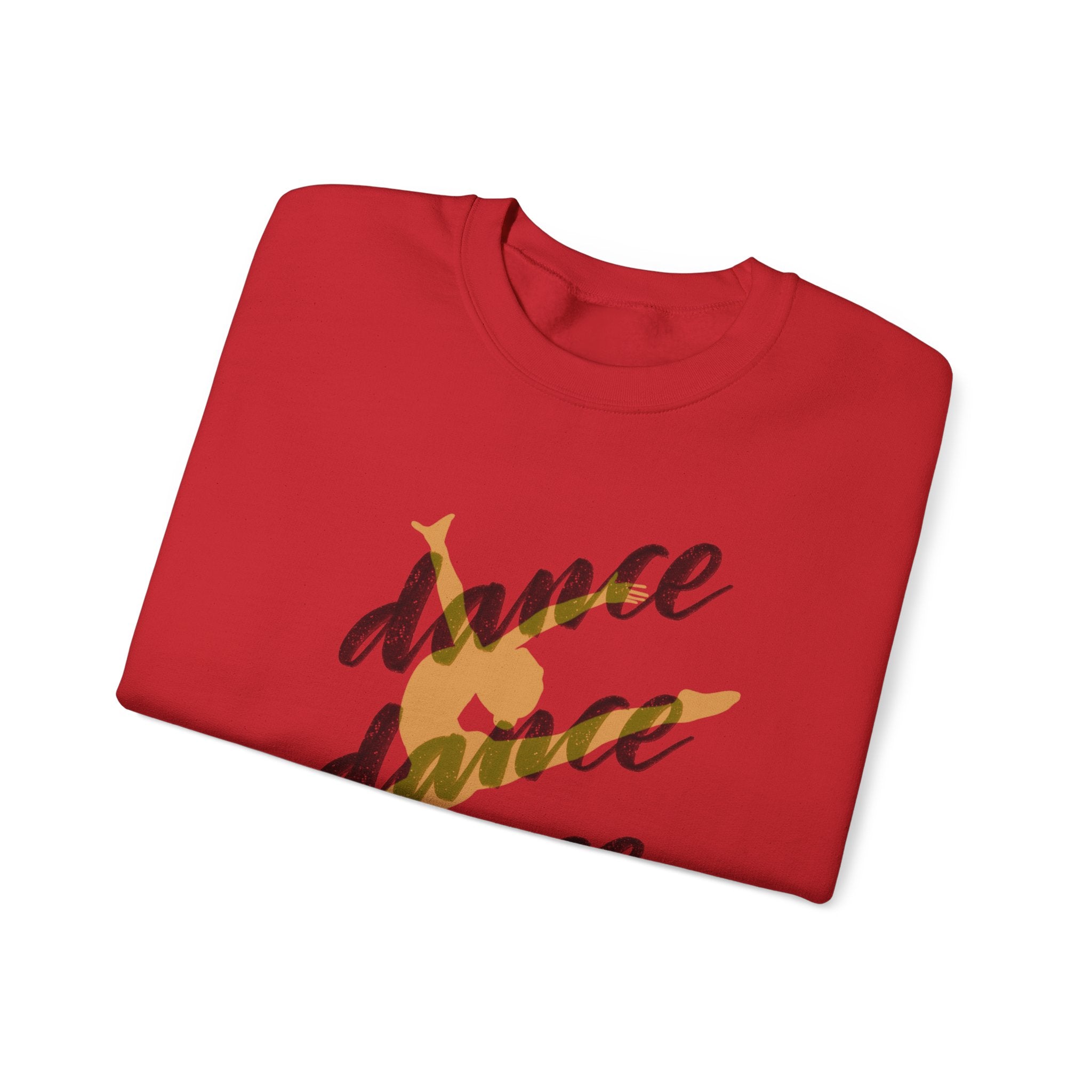 Dance Jump Crewneck Sweatshirt — Golden Silhouette