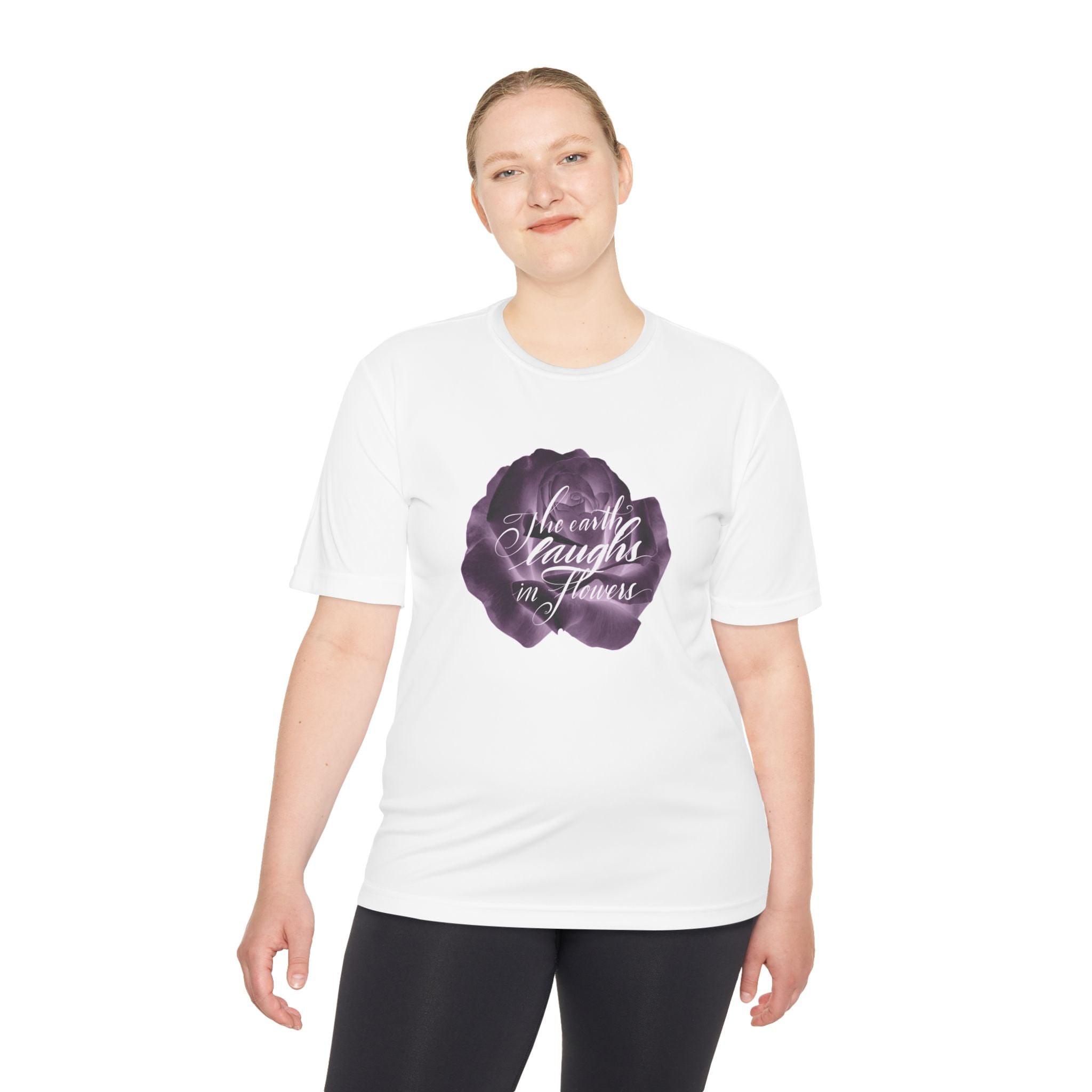 Floral Inspirational Unisex Moisture-Wicking Tee - Perfect for Everyday Comfort