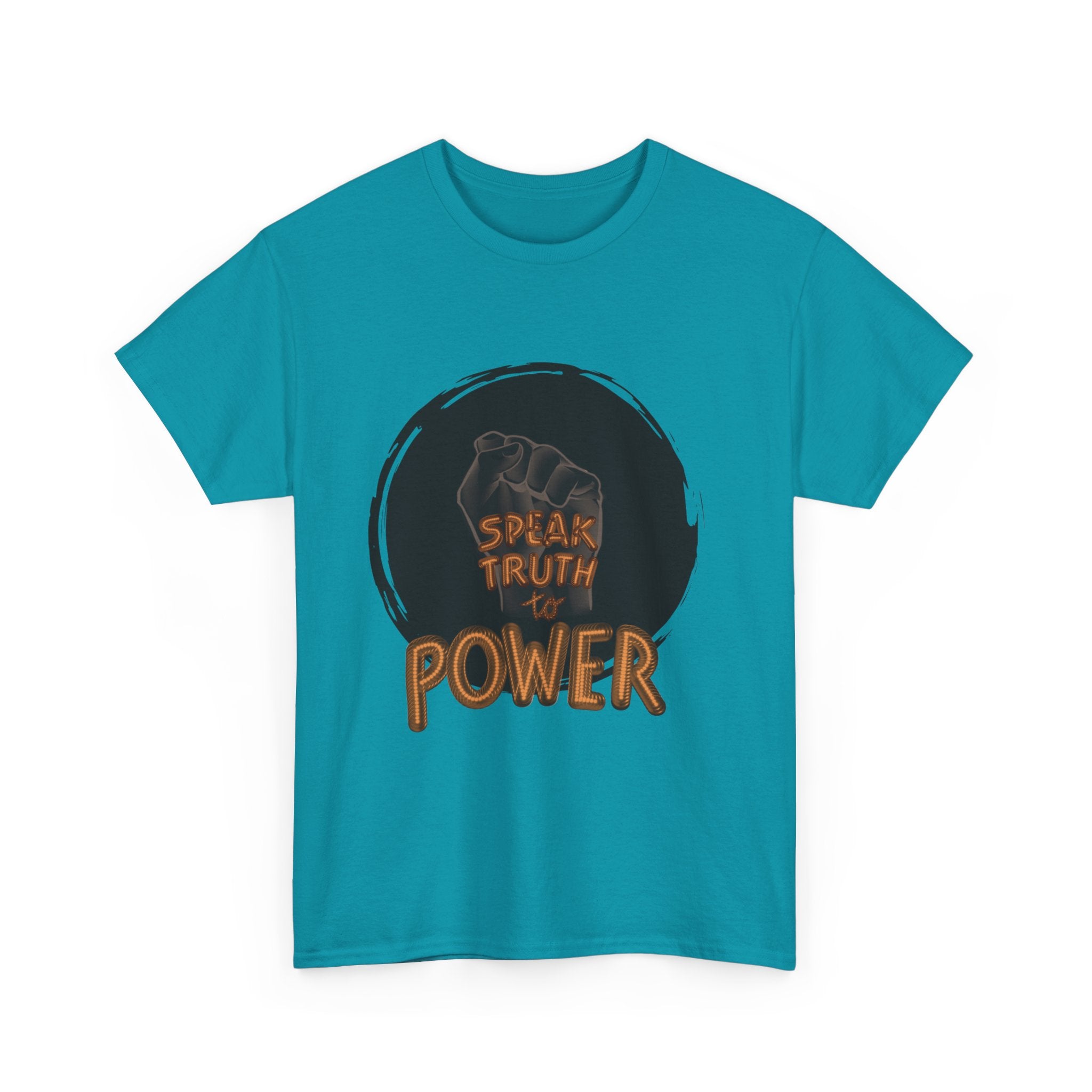 SPEAK TRUTH TO POWER Unisex Heavy Cotton Tee