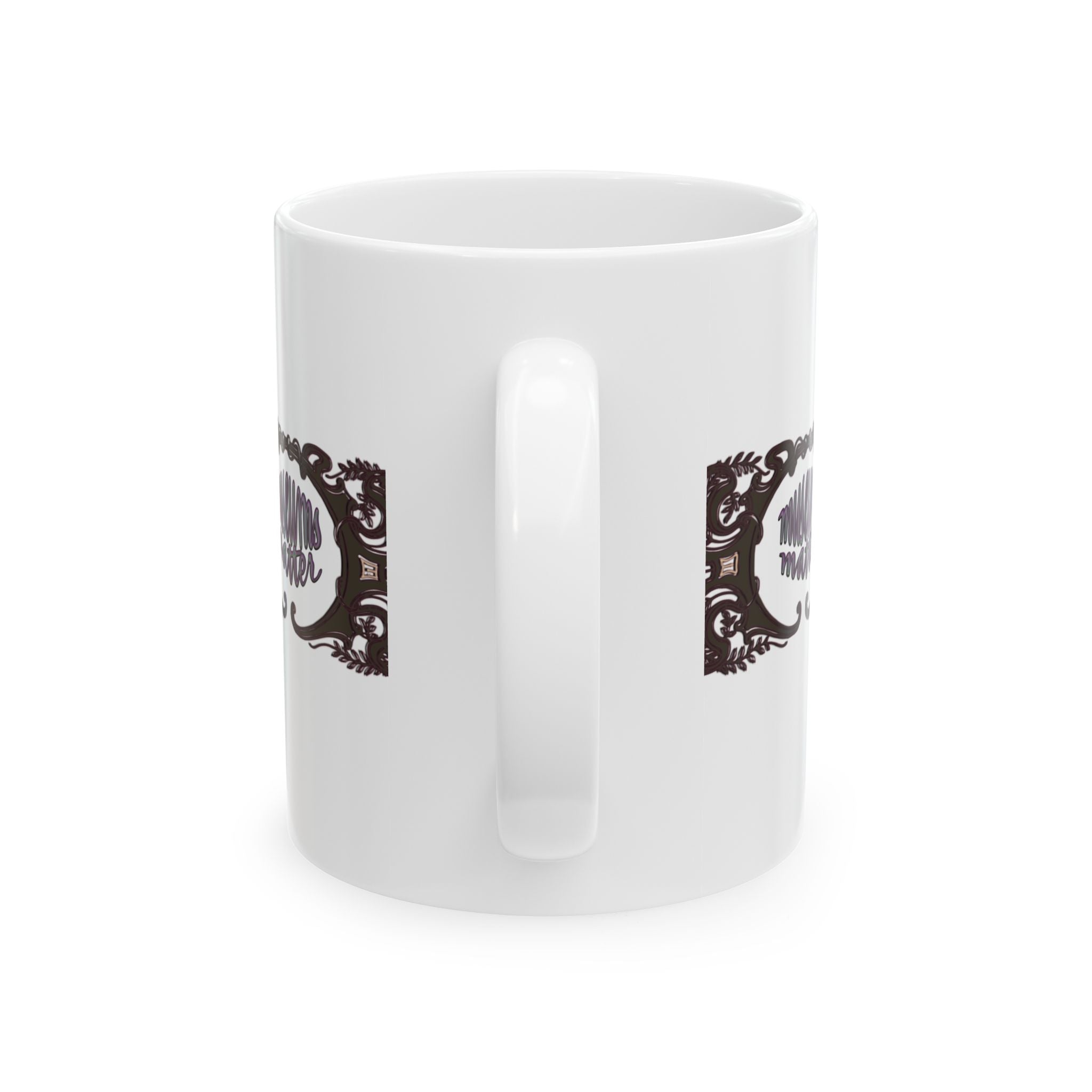 Elegant Museums Matter Ceramic Mug - Perfect for Coffee Lovers, Gift for Friends, Motivational Decor, Home & Office Essentials