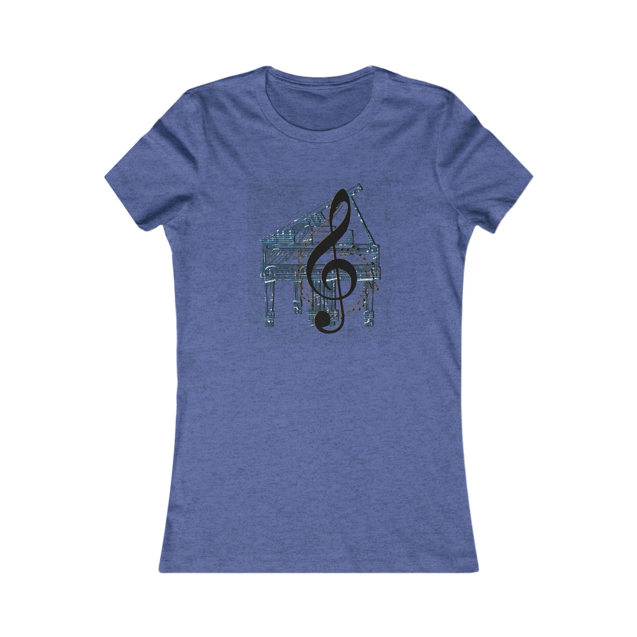 Musical Piano Women's Favorite Tee - Perfect Gift for Music Lovers