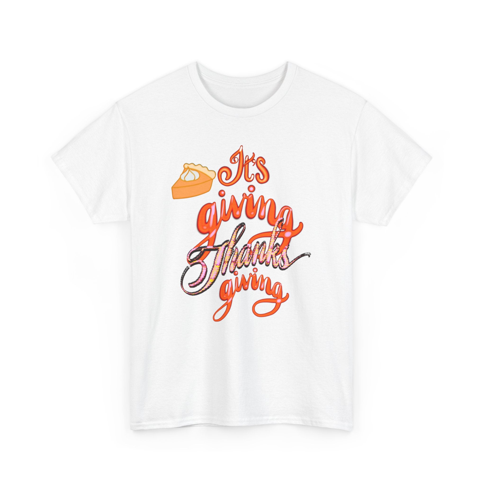 IT’S GIVING THANKSGIVING Unisex Heavy Cotton Tee