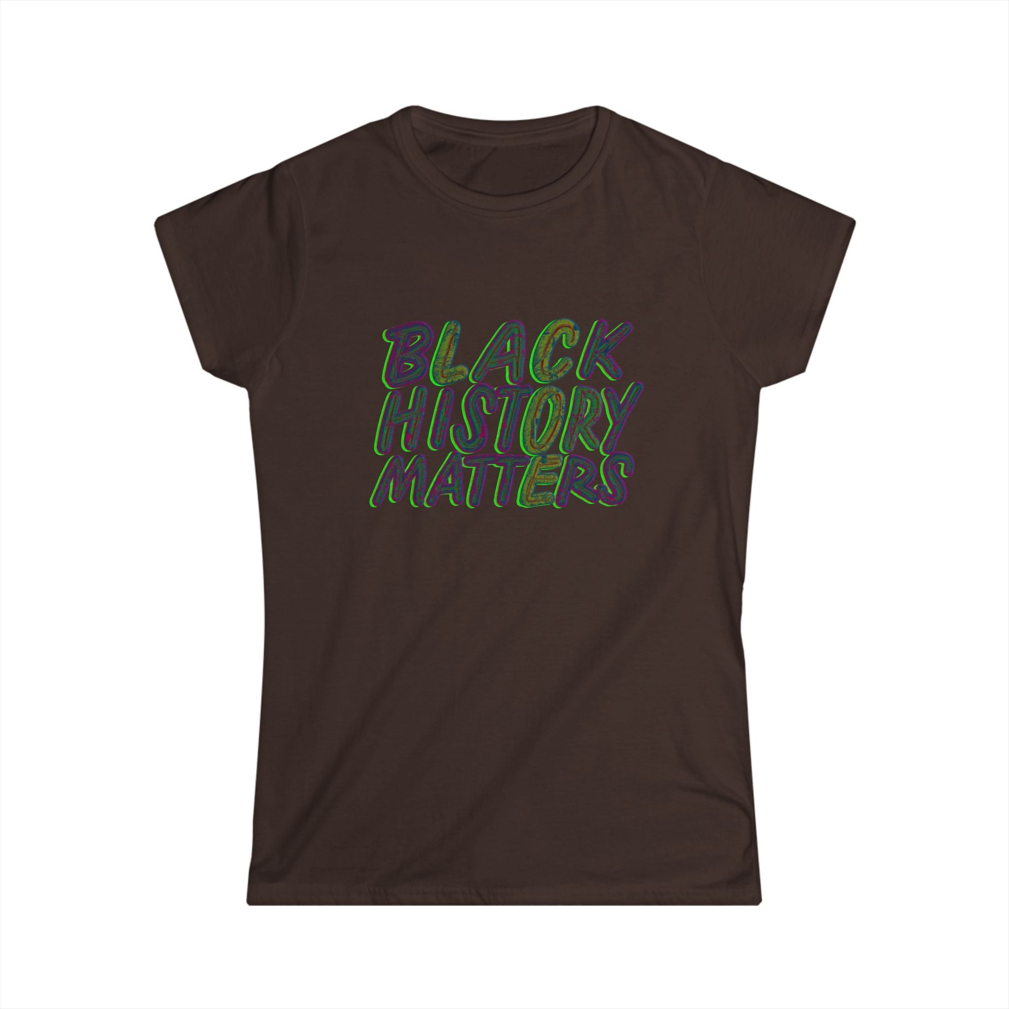 Black History Matters Women's Tee - Hand-Drawn and Hand-Lettered Design