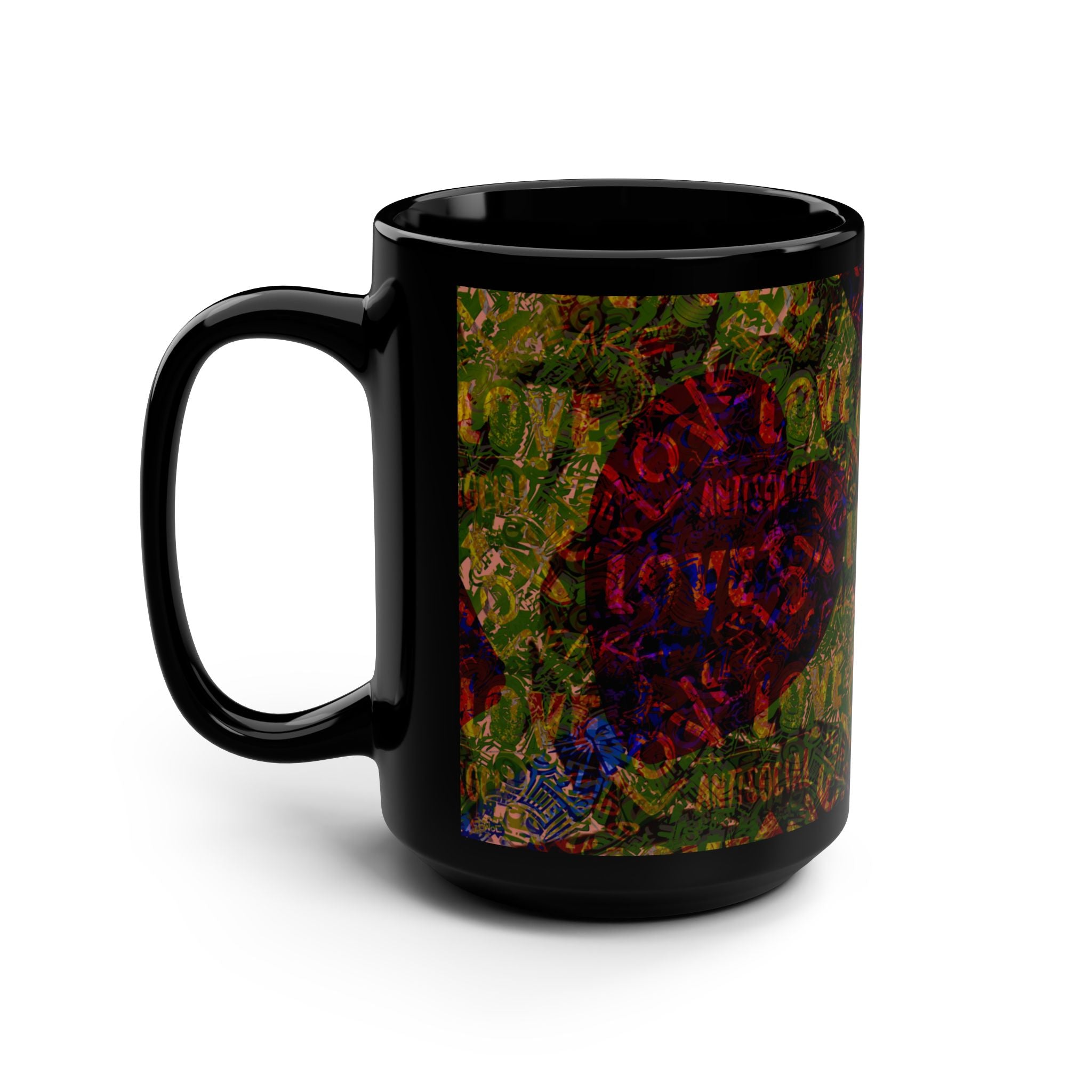 LOVE CAN BE MESSY Mug, 15oz