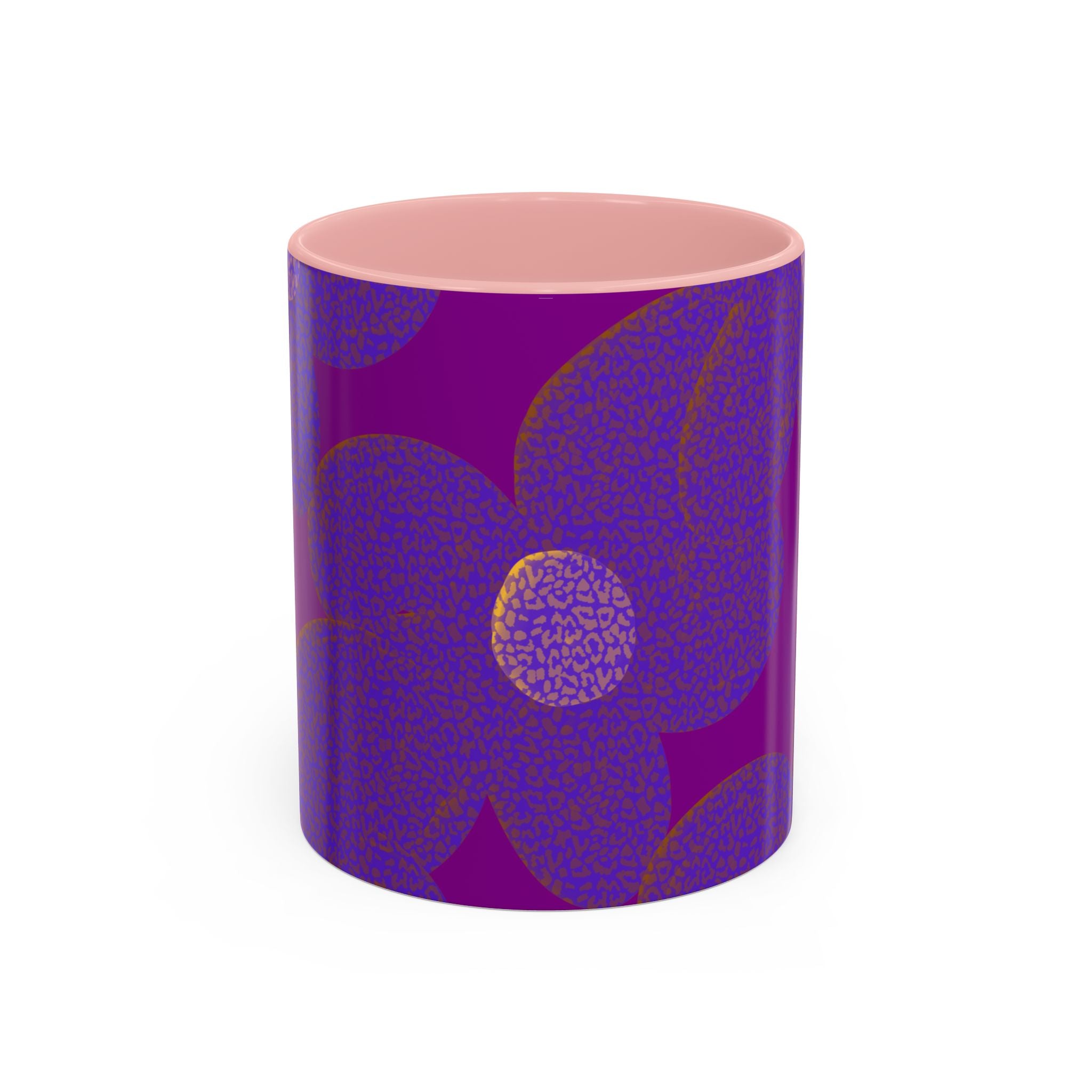 PURPLE FLOWER POWER 11 oz  Coffee Mug