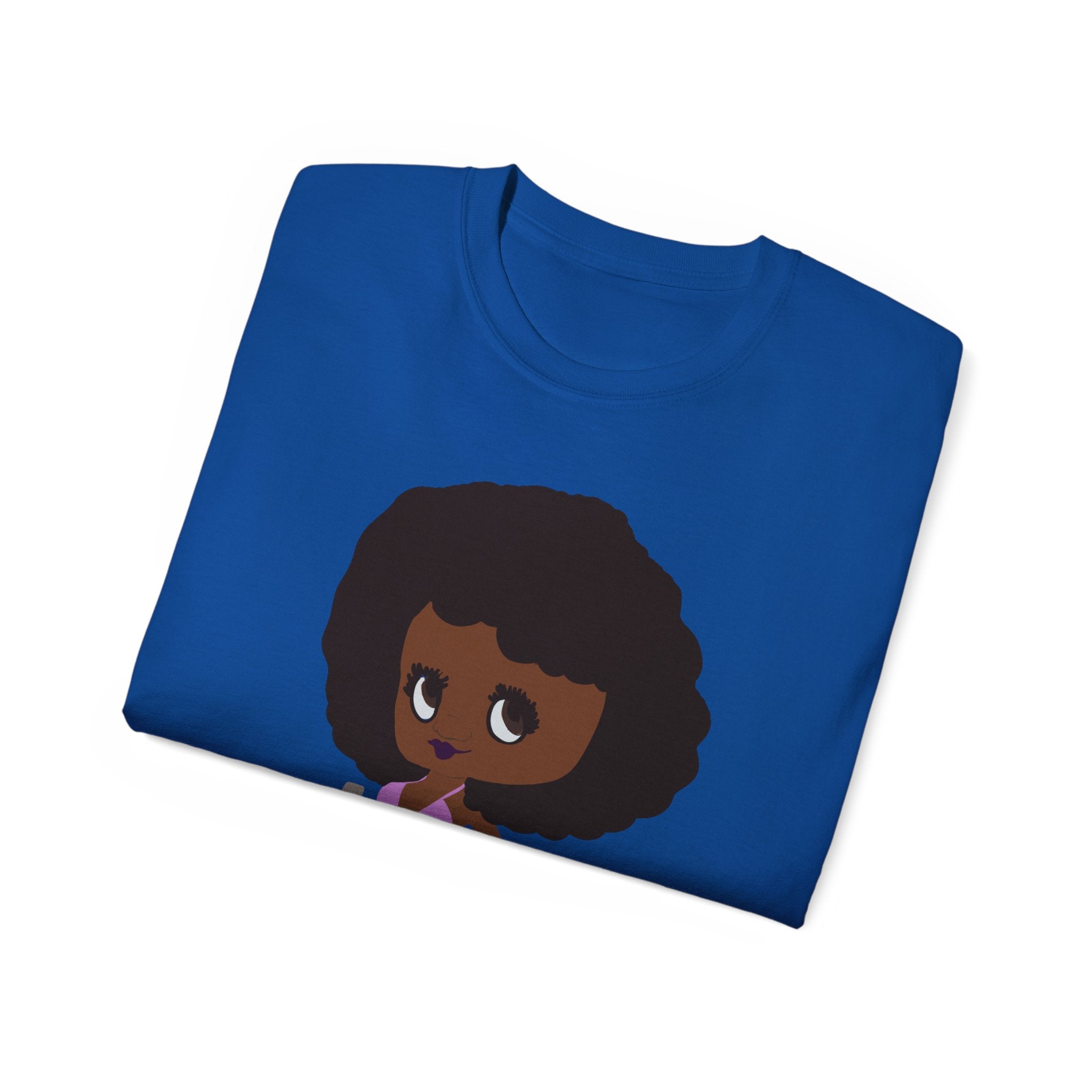 BETTINA WITH CELL PHONE Unisex Ultra Cotton Tee