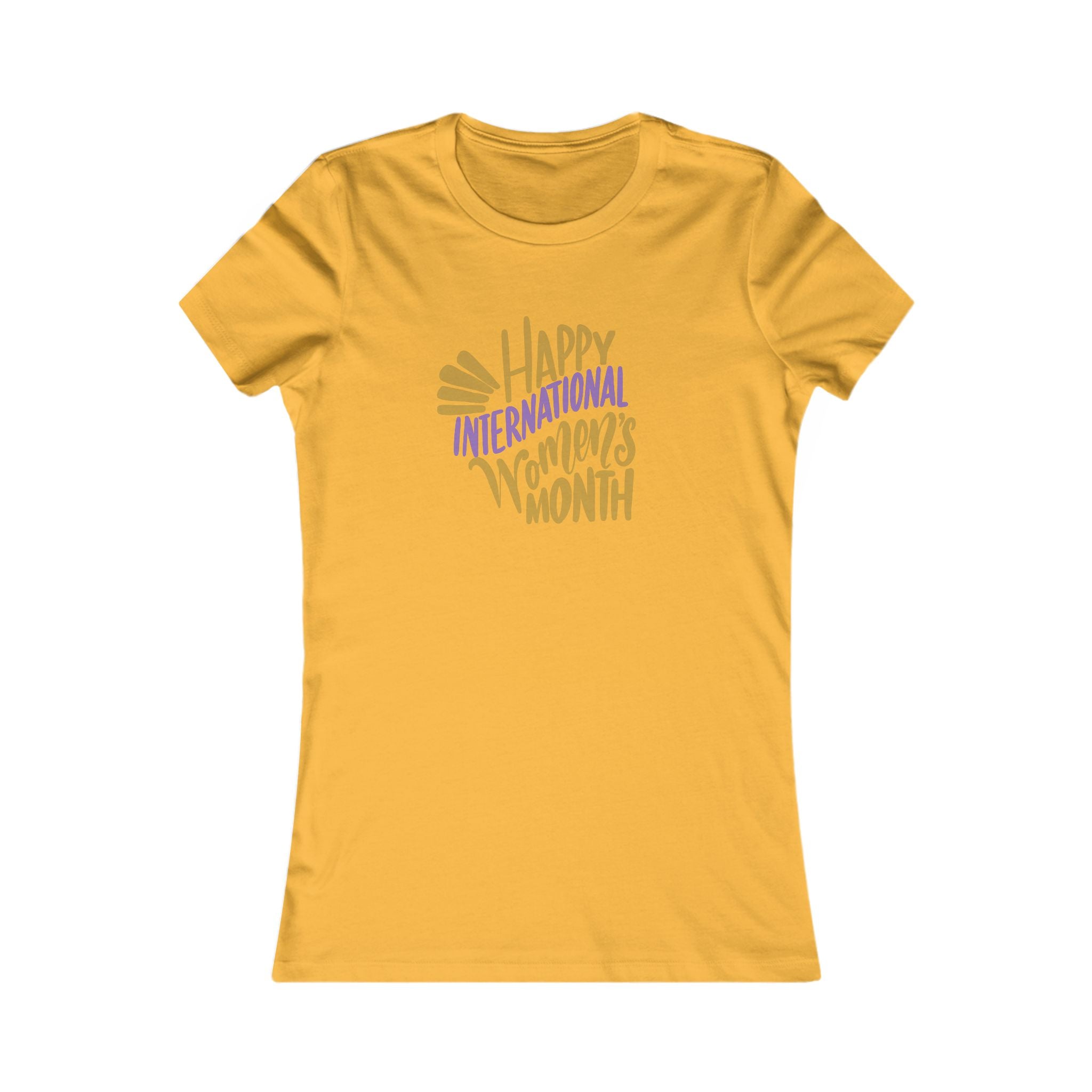 Happy International Women's Month Tee - Celebratory Women's Tee