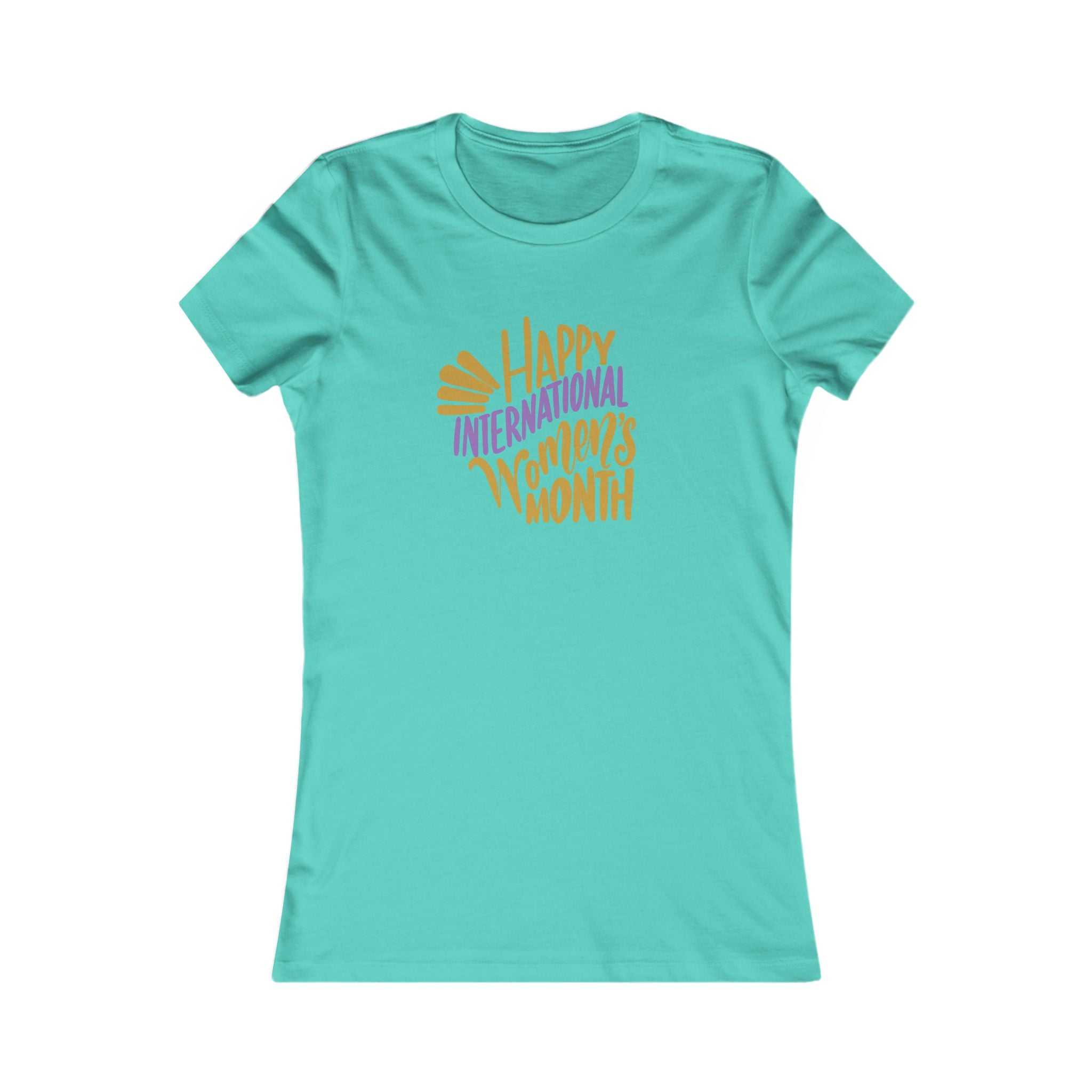 Happy International Women's Month Tee - Celebratory Women's Tee