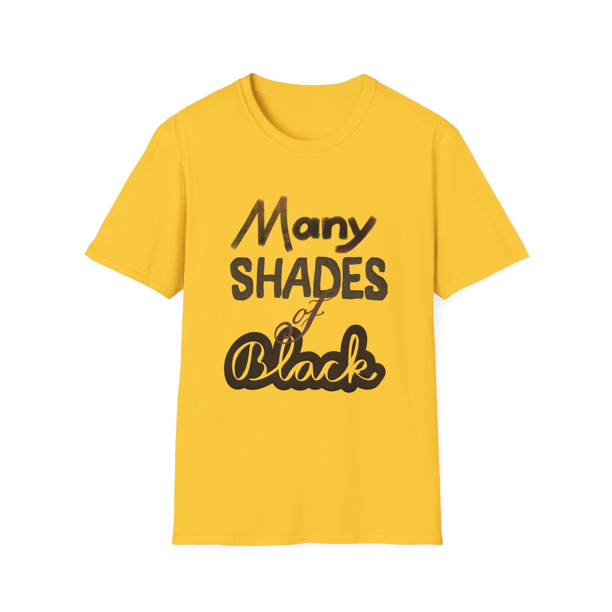 MANY SHADES OF BLACK Unisex Softstyle T-Shirt