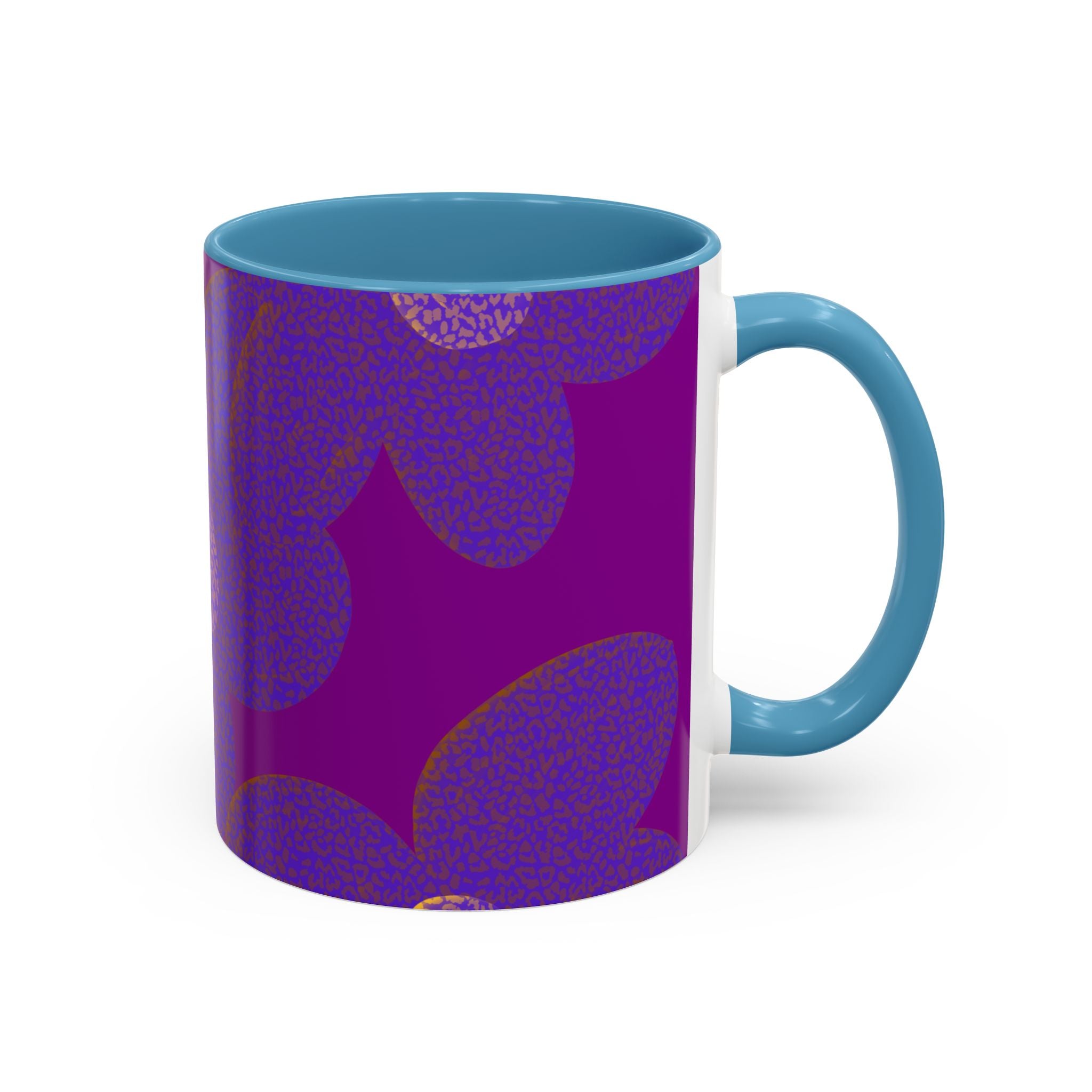 PURPLE FLOWER POWER 11 oz  Coffee Mug