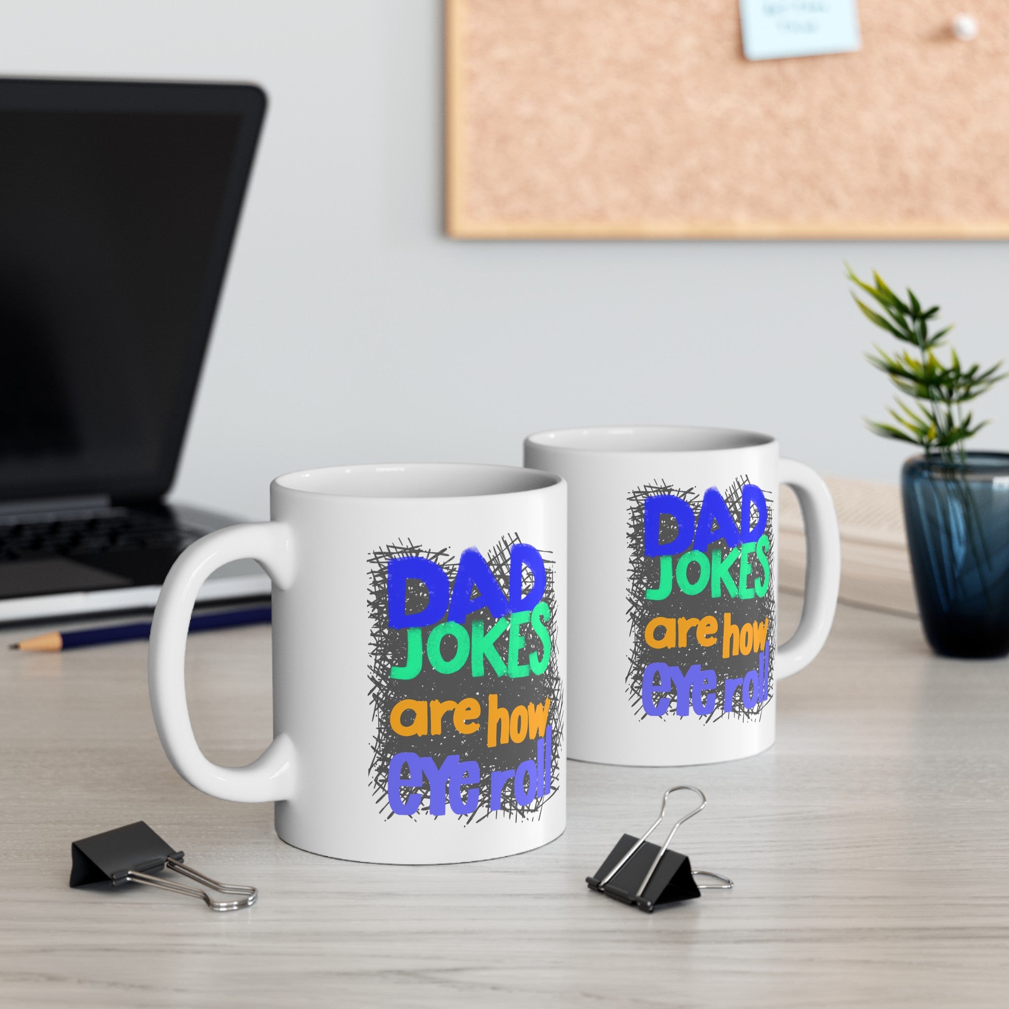 DAD JOKES Ceramic Mug, (11oz, 15oz)