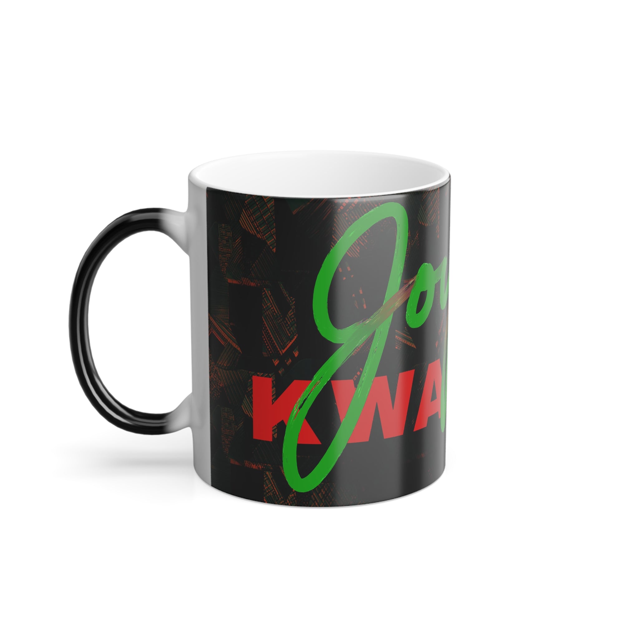 Color Morphing Mug -JOYOUS KWANZAA- Magic Mug 11oz