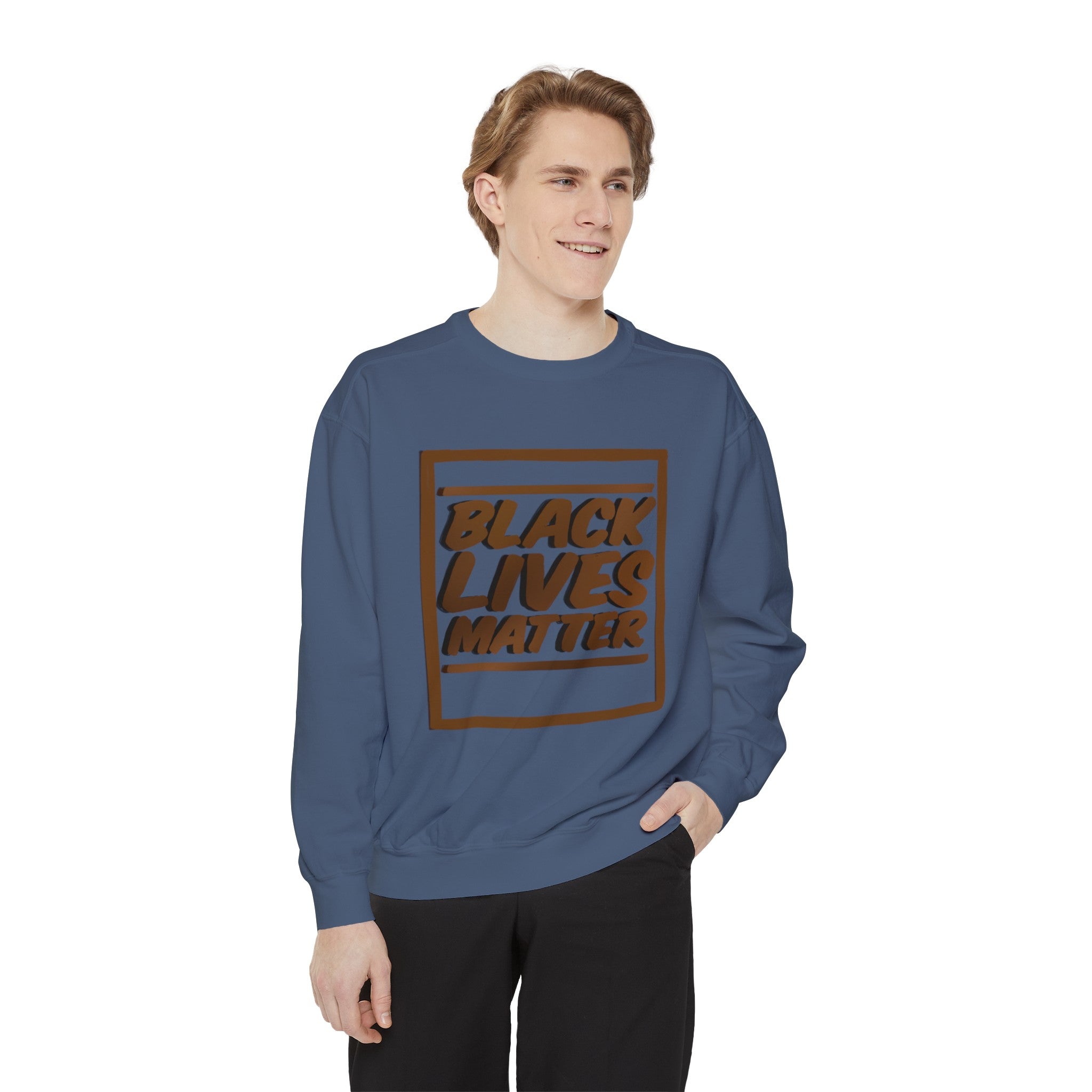 BLACK LIVES MATTER Unisex Garment-Dyed Sweatshirt