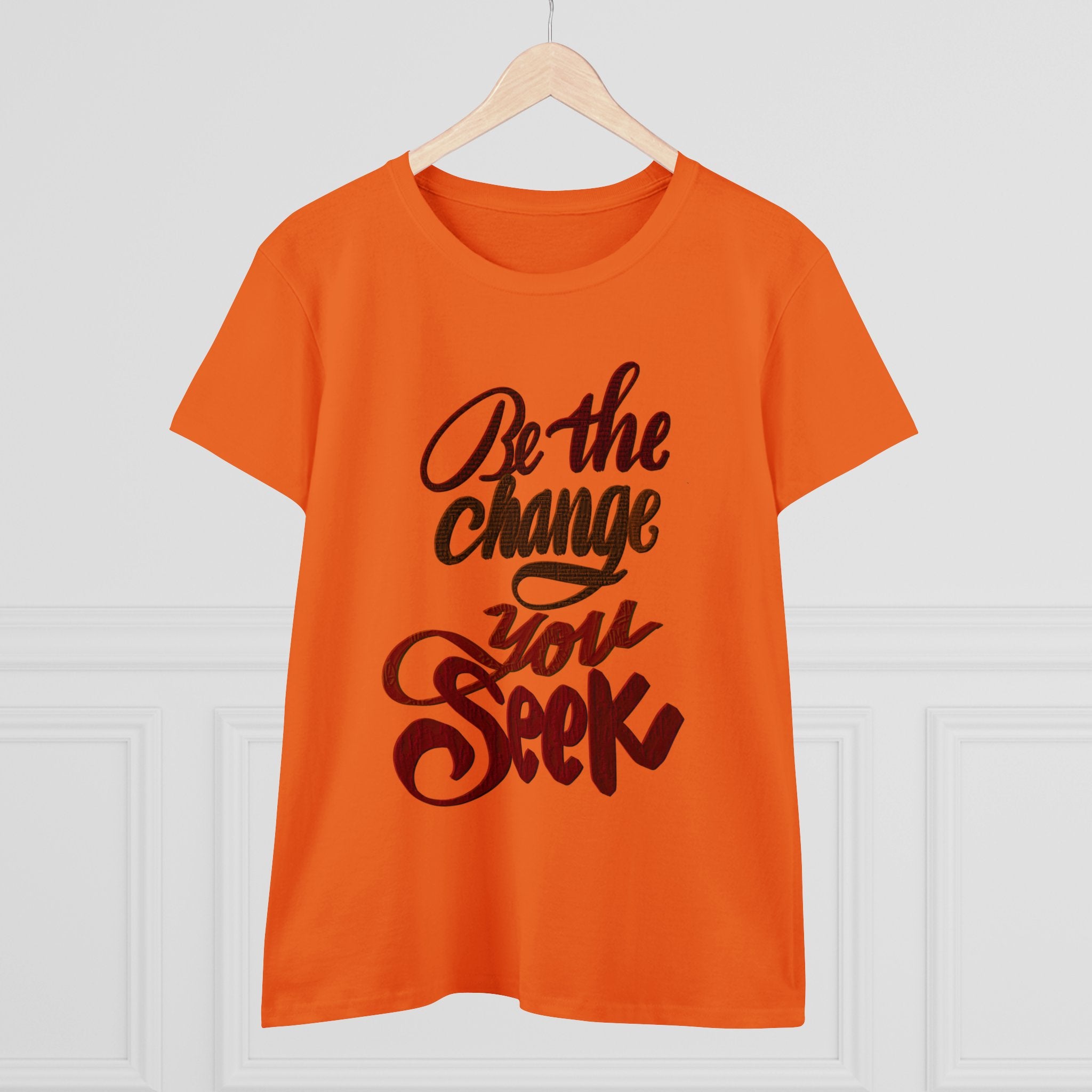 BE THE CHANGE Midweight Cotton Tee