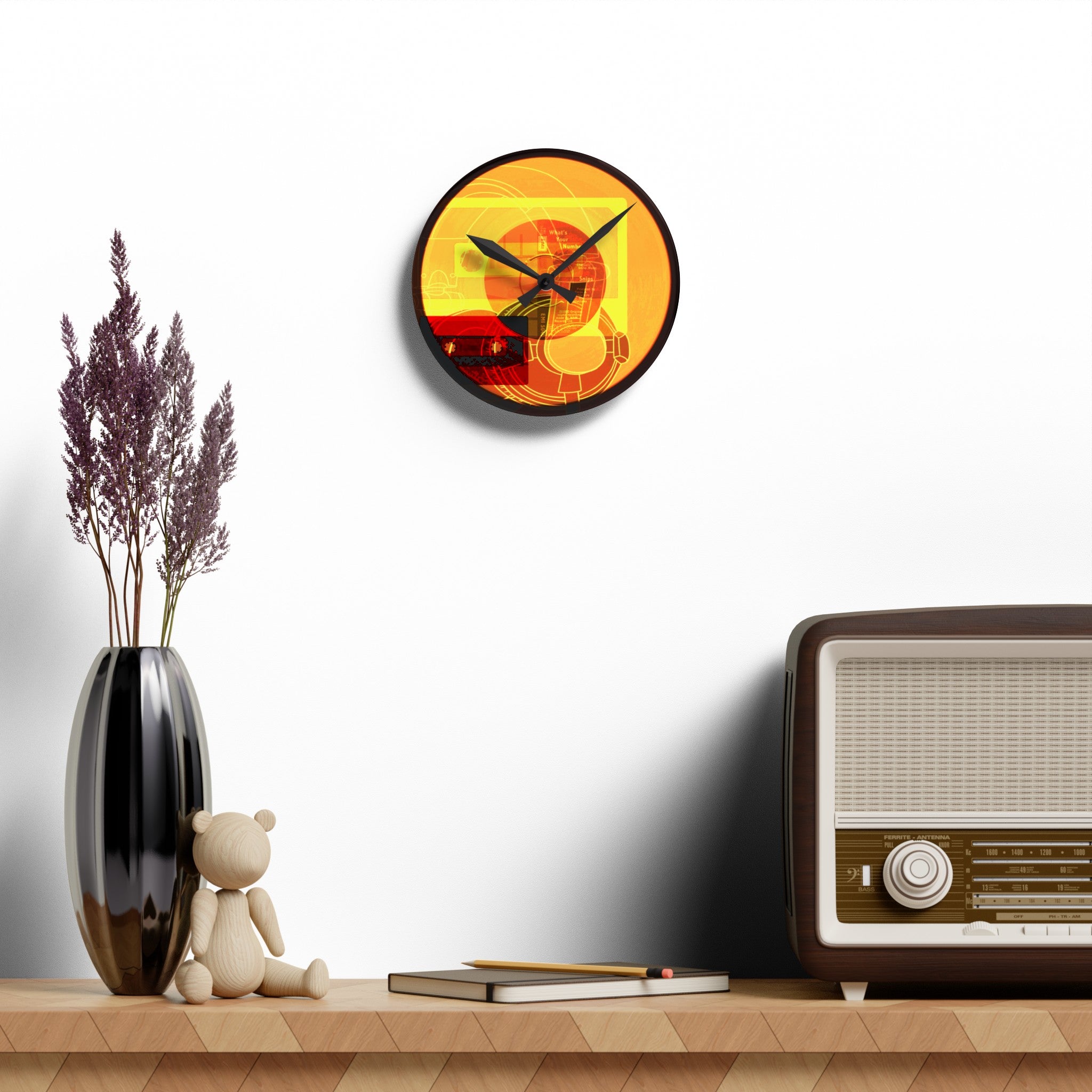 TAKE ME BACK Acrylic Wall Clock