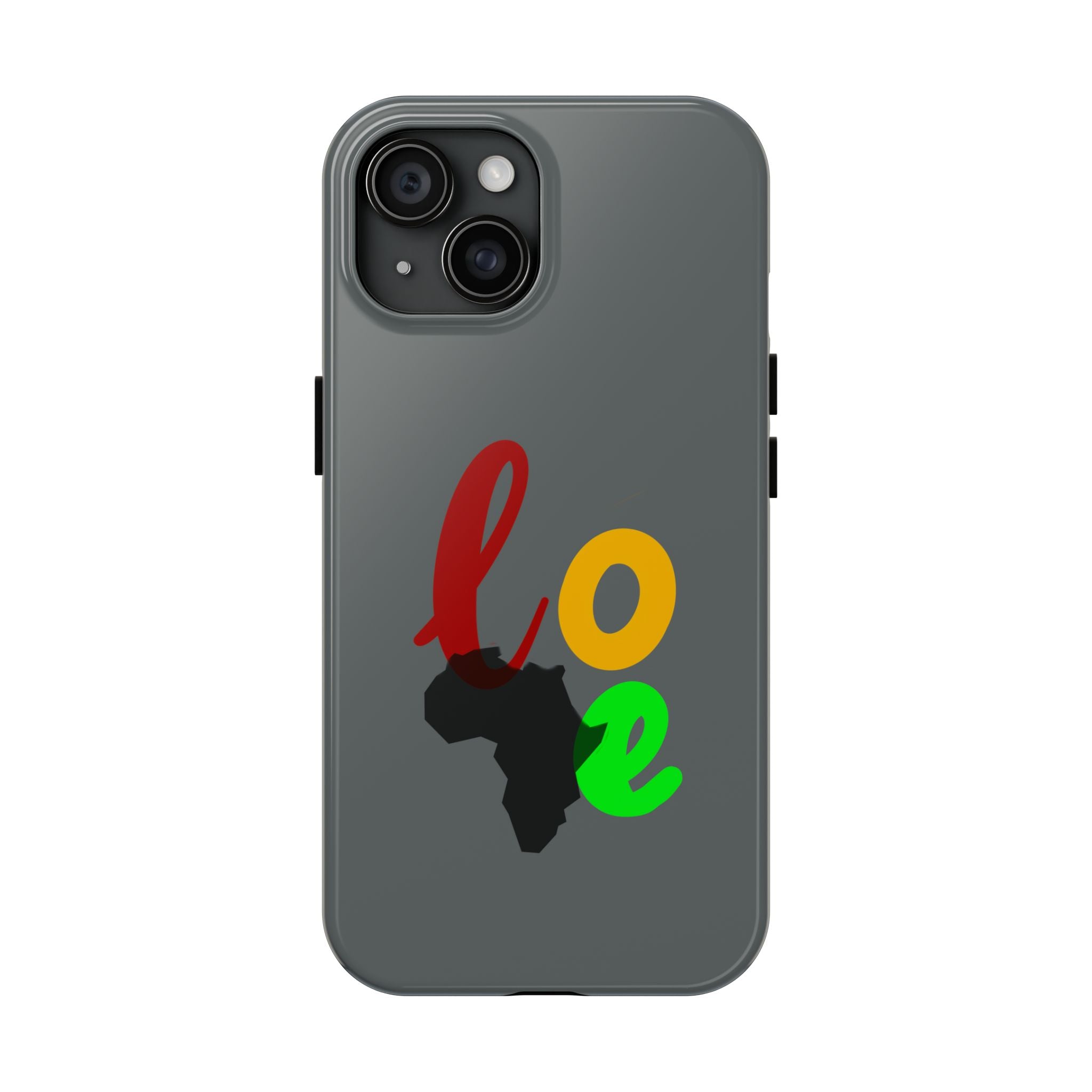 Colorful Love Africa Phone Case - Durable Tough Protection