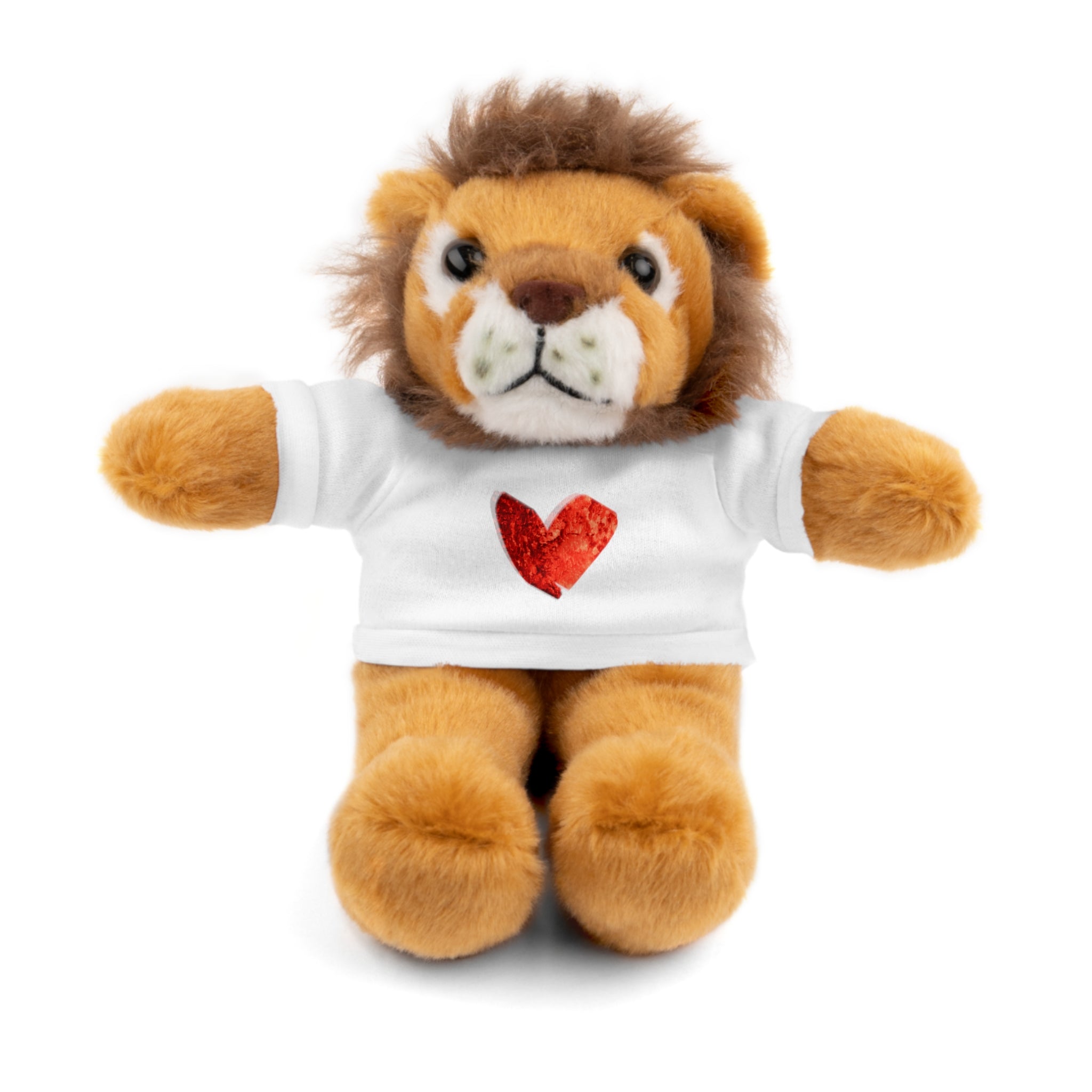 I HEART YOU GLAMINAL Stuffed Animal with Tee