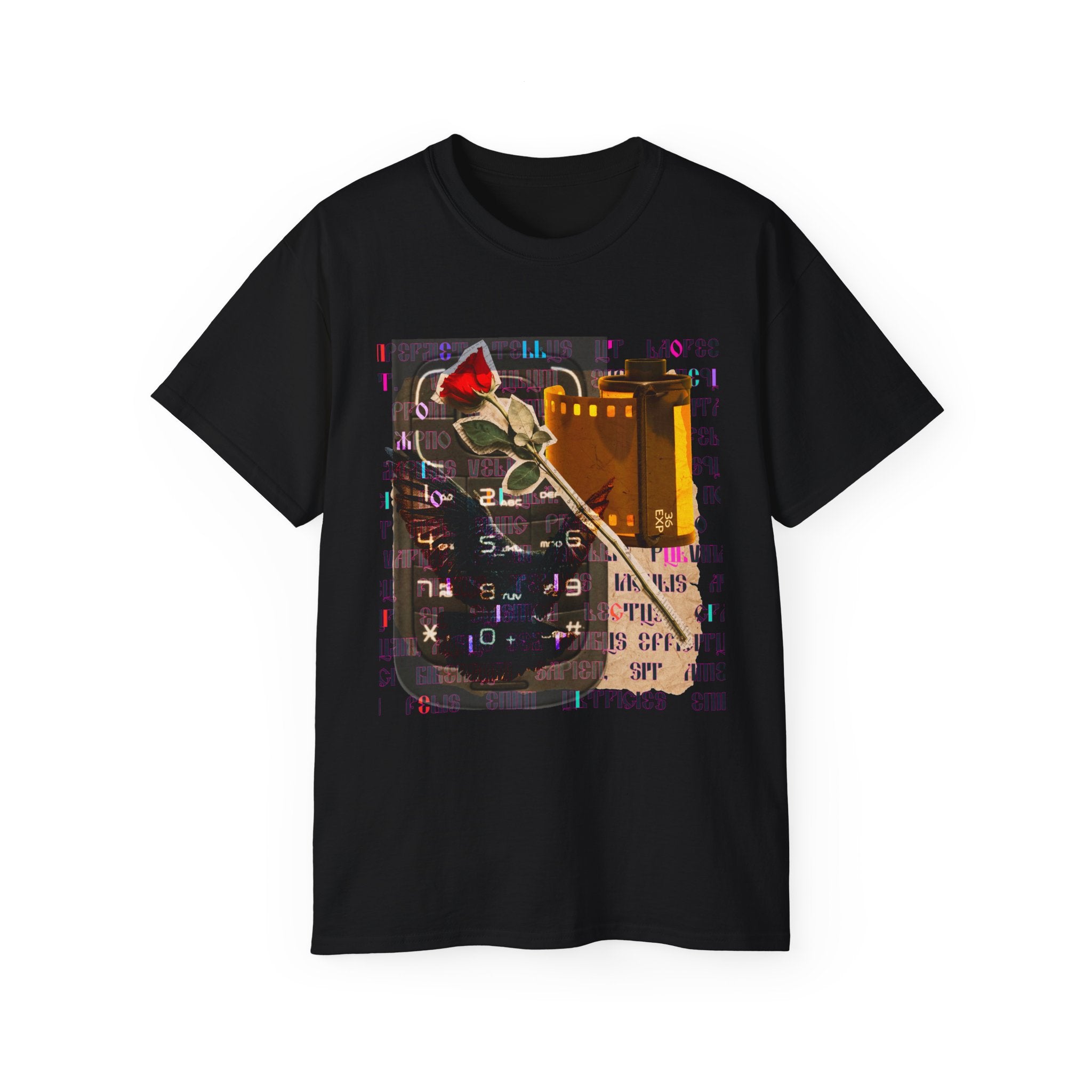 Artistic Graphic Tee, Casual Unisex Tee, Trendy Cotton T-Shirt, Unique Printed Shirt, Gift for Art Lovers, Vintage Aesthetic Fashion