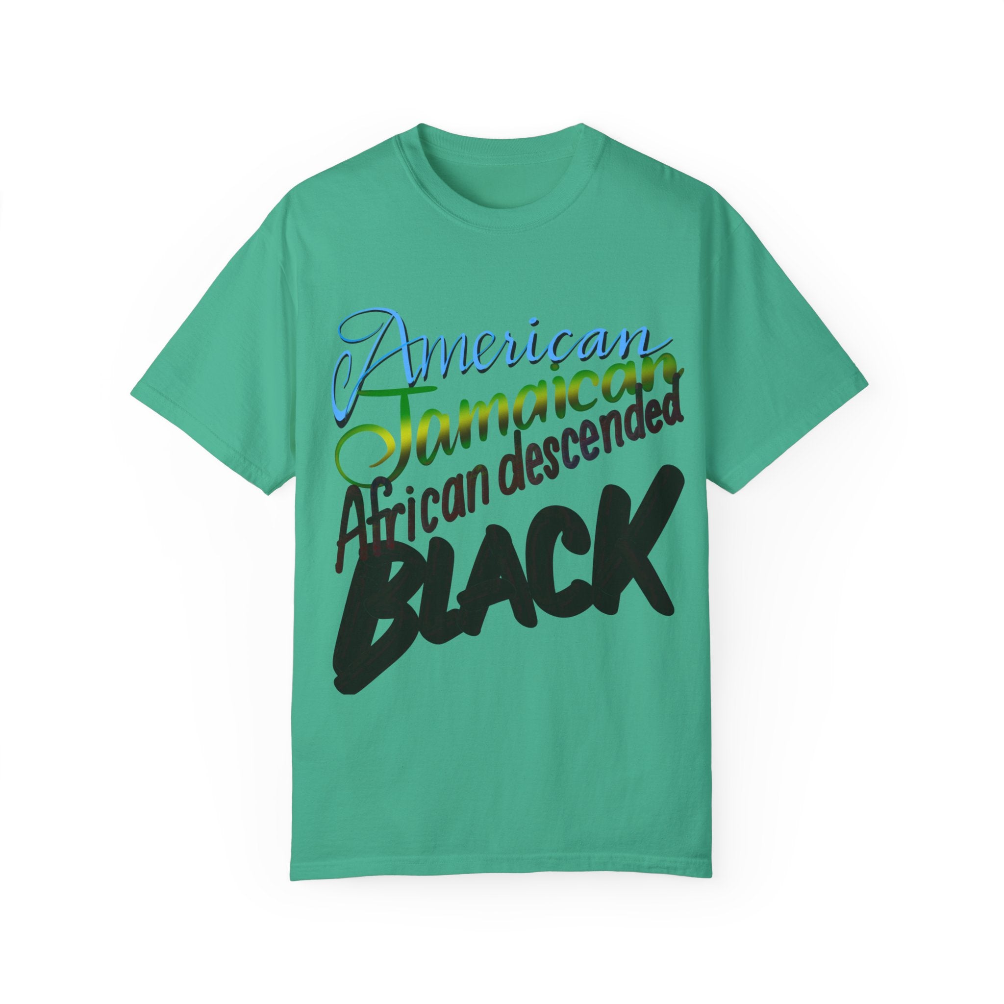 AMERICAN/JAMAICAN etc Unisex Garment-Dyed T-shirt