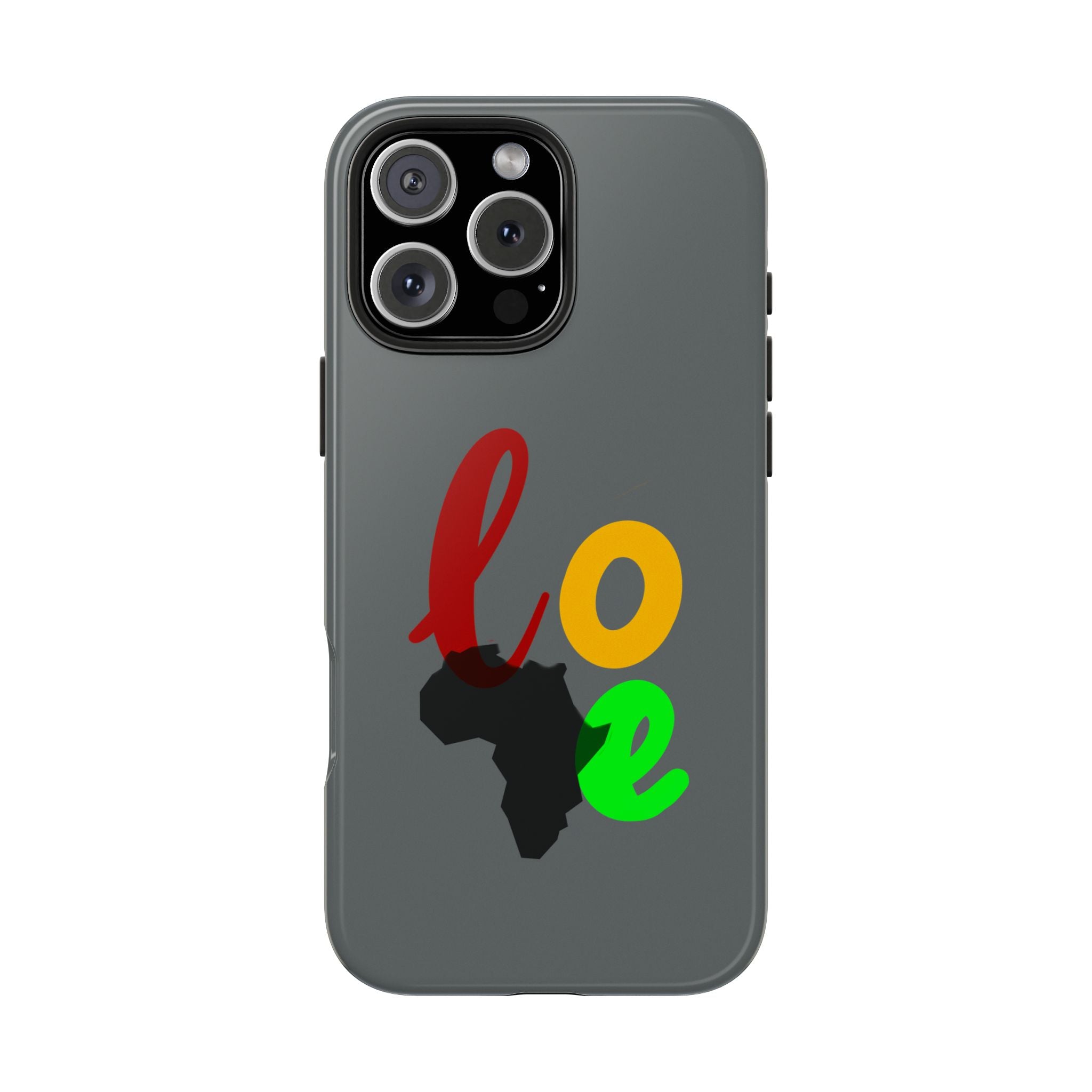 Colorful Love Africa Phone Case - Durable Tough Protection