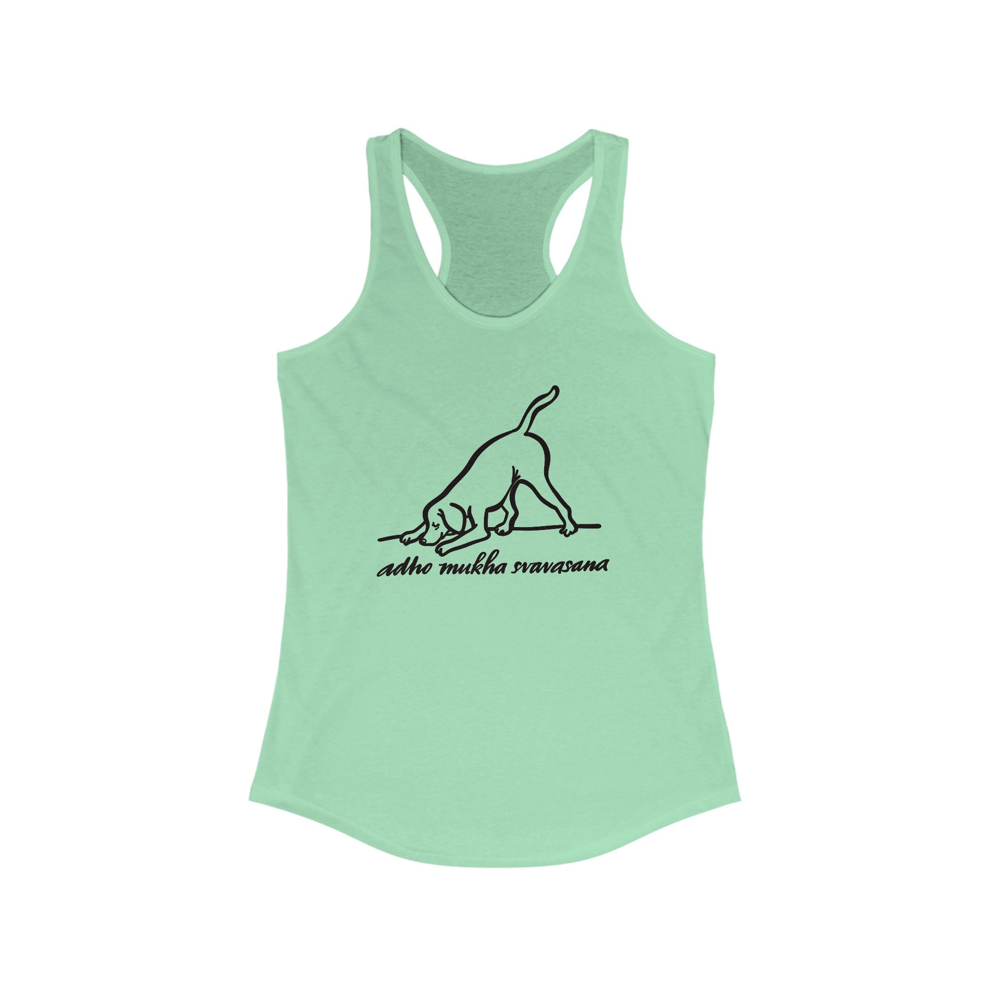 Yoga Dog Racerback Tank - Perfect for Fitness & Casual Wear