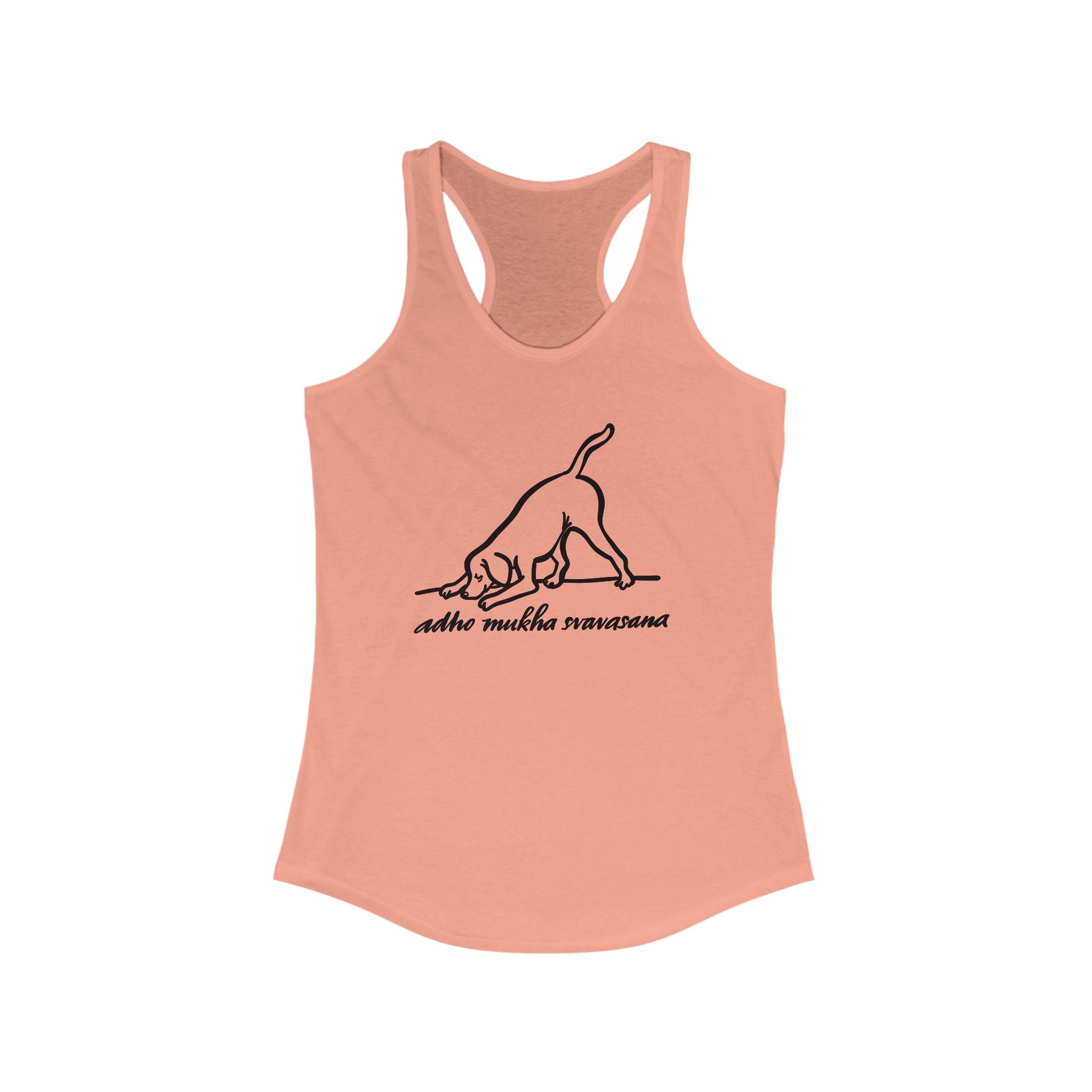 Yoga Dog Racerback Tank - Perfect for Fitness & Casual Wear