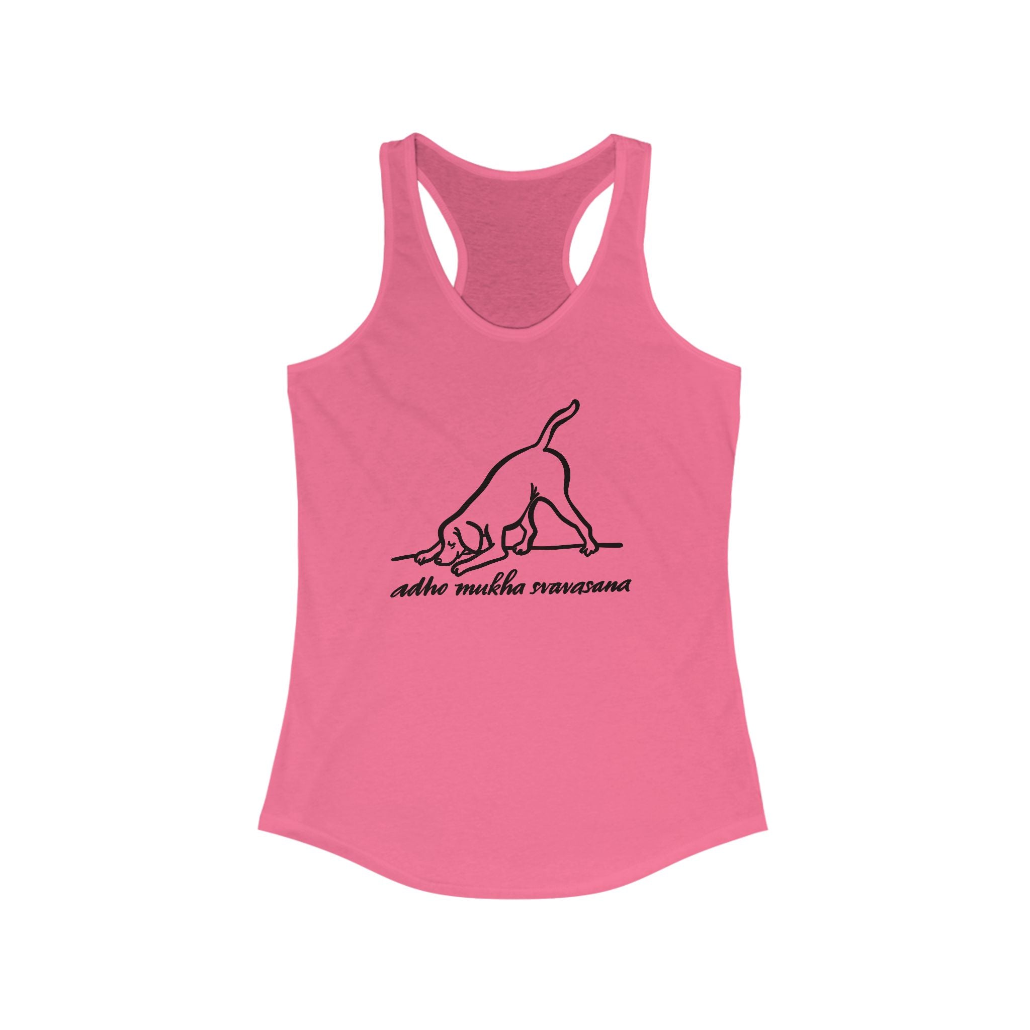 Yoga Dog Racerback Tank - Perfect for Fitness & Casual Wear