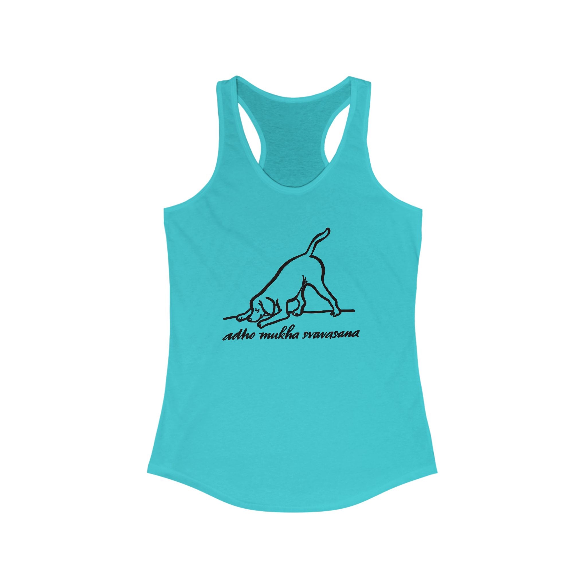 Yoga Dog Racerback Tank - Perfect for Fitness & Casual Wear