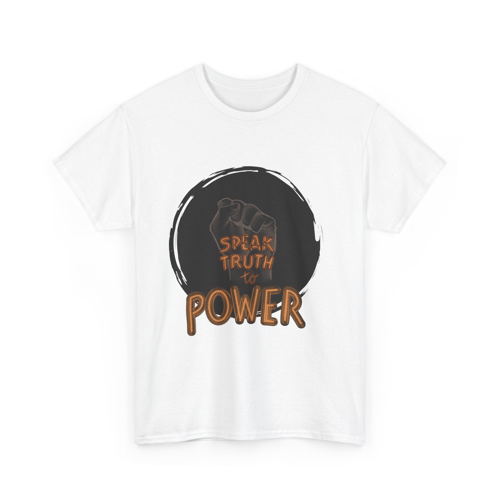 SPEAK TRUTH TO POWER Unisex Heavy Cotton Tee