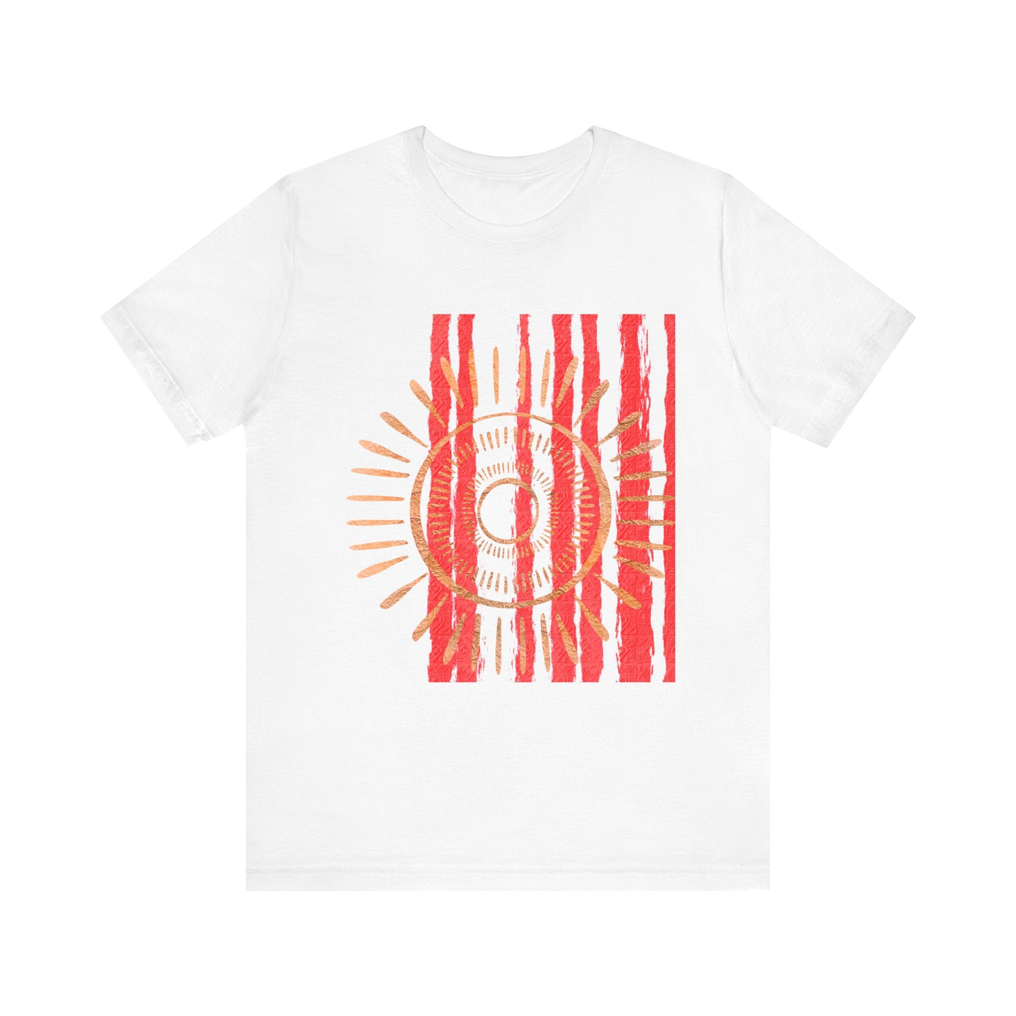 Sunrise Vibes Unisex Jersey Short Sleeve Tee - Bright Summer Graphic Design