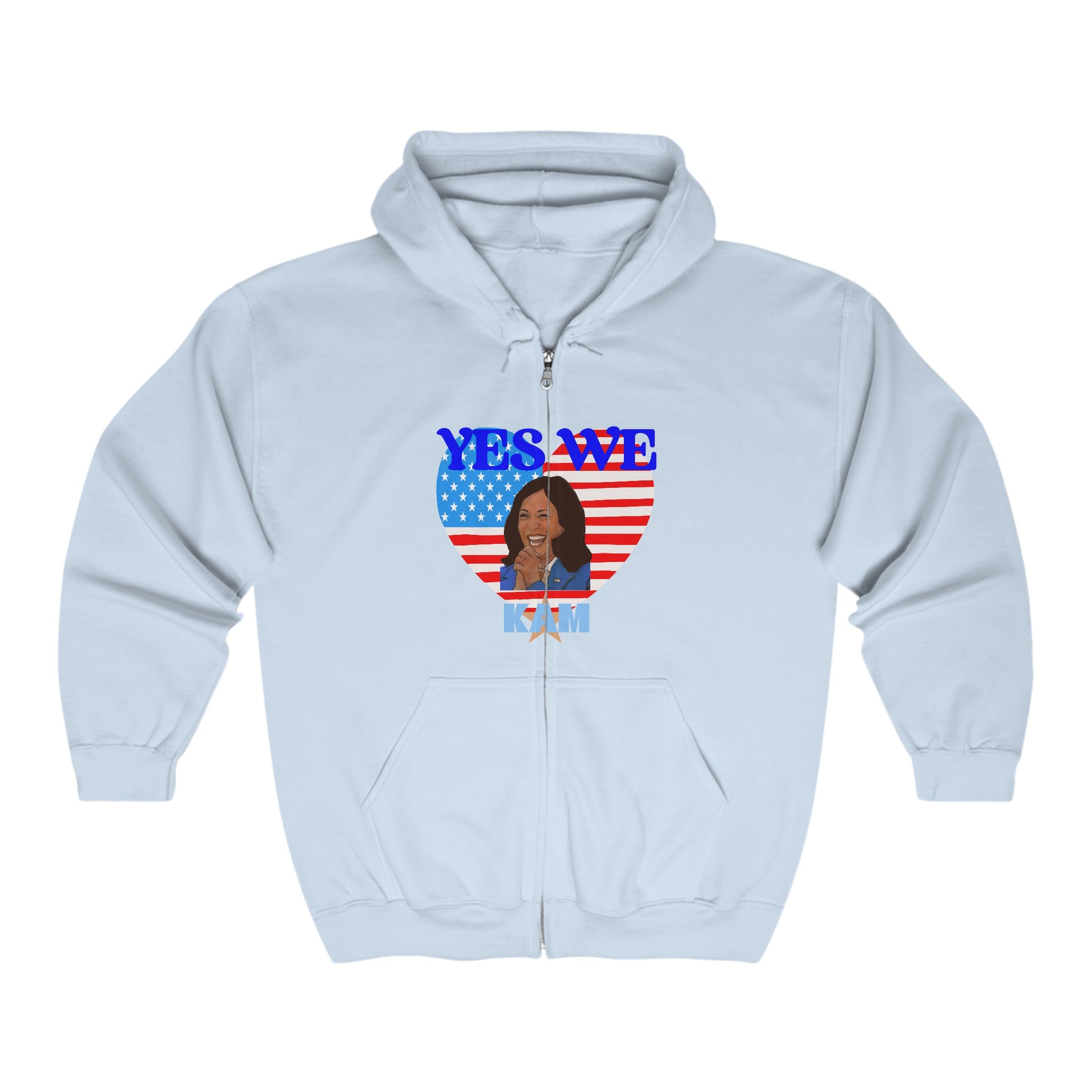 YES WE KAM Full Zip Hooded Sweatshirt