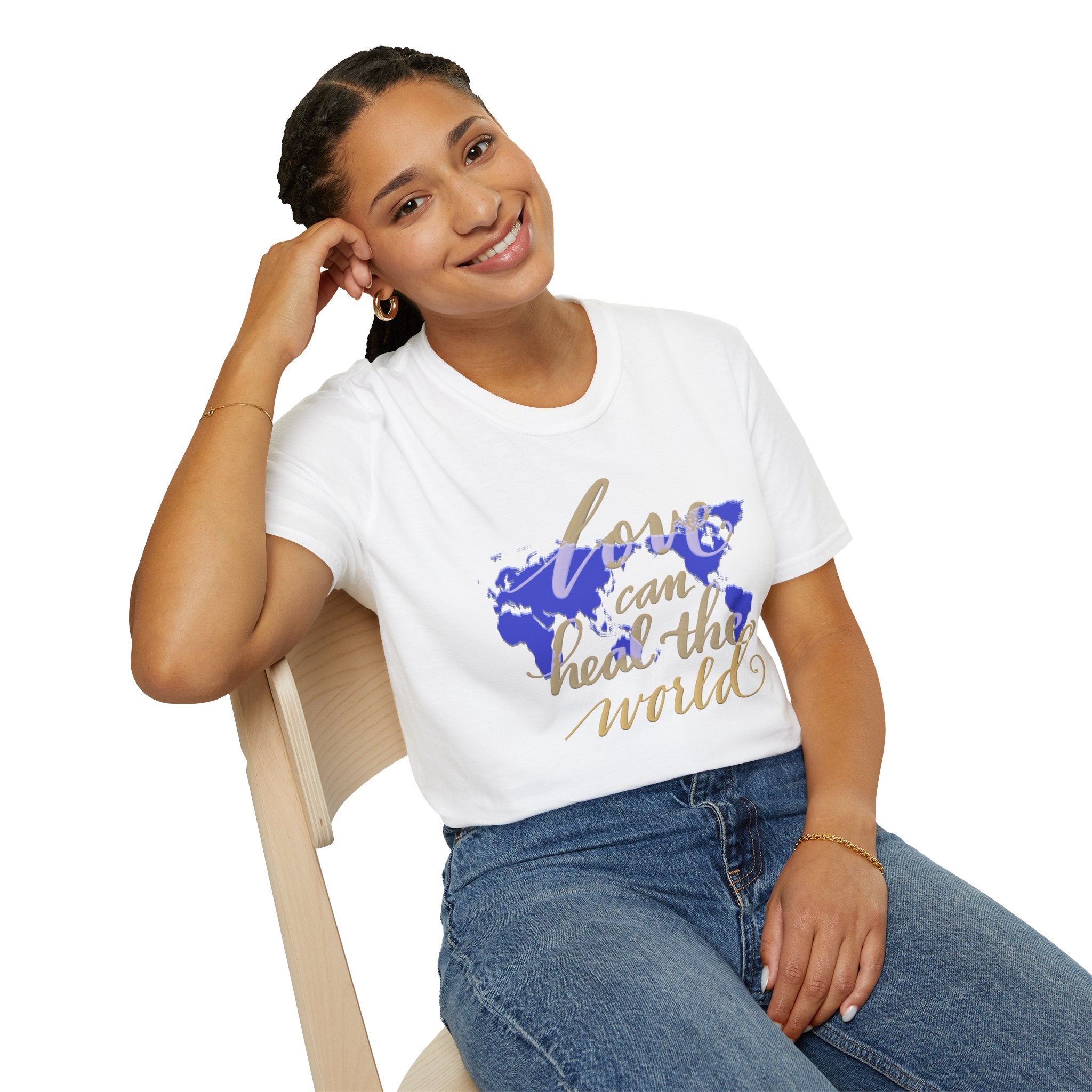 LOVE CAN HEAL THE WORLD Unisex Softstyle T-Shirt