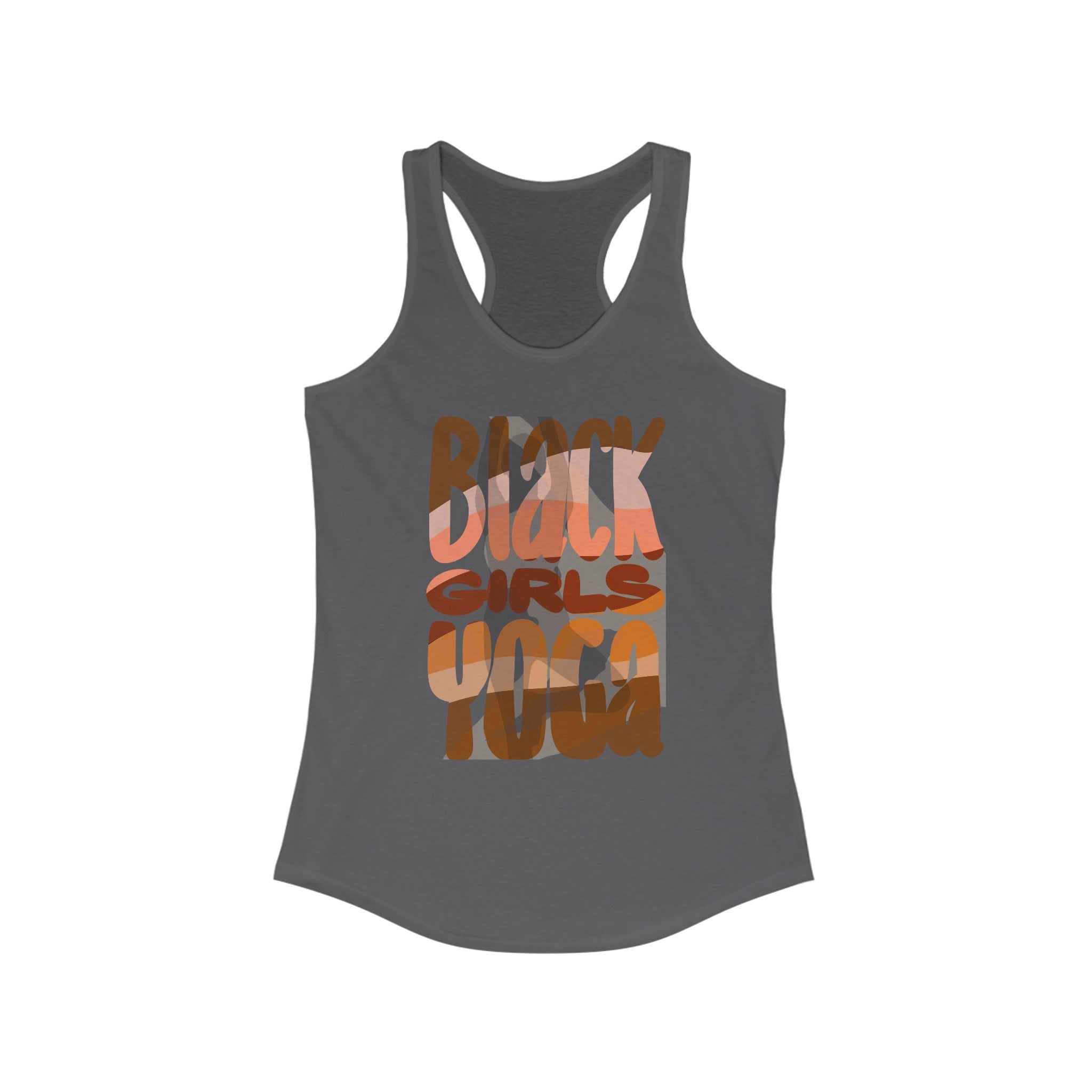 BLACK GIRLS YOGA Women's Ideal Racerback Tank