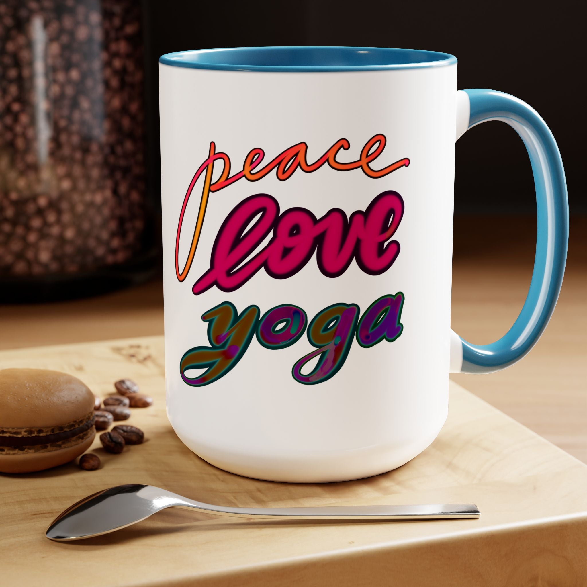 PEACE LOVE YOGA, 15oz