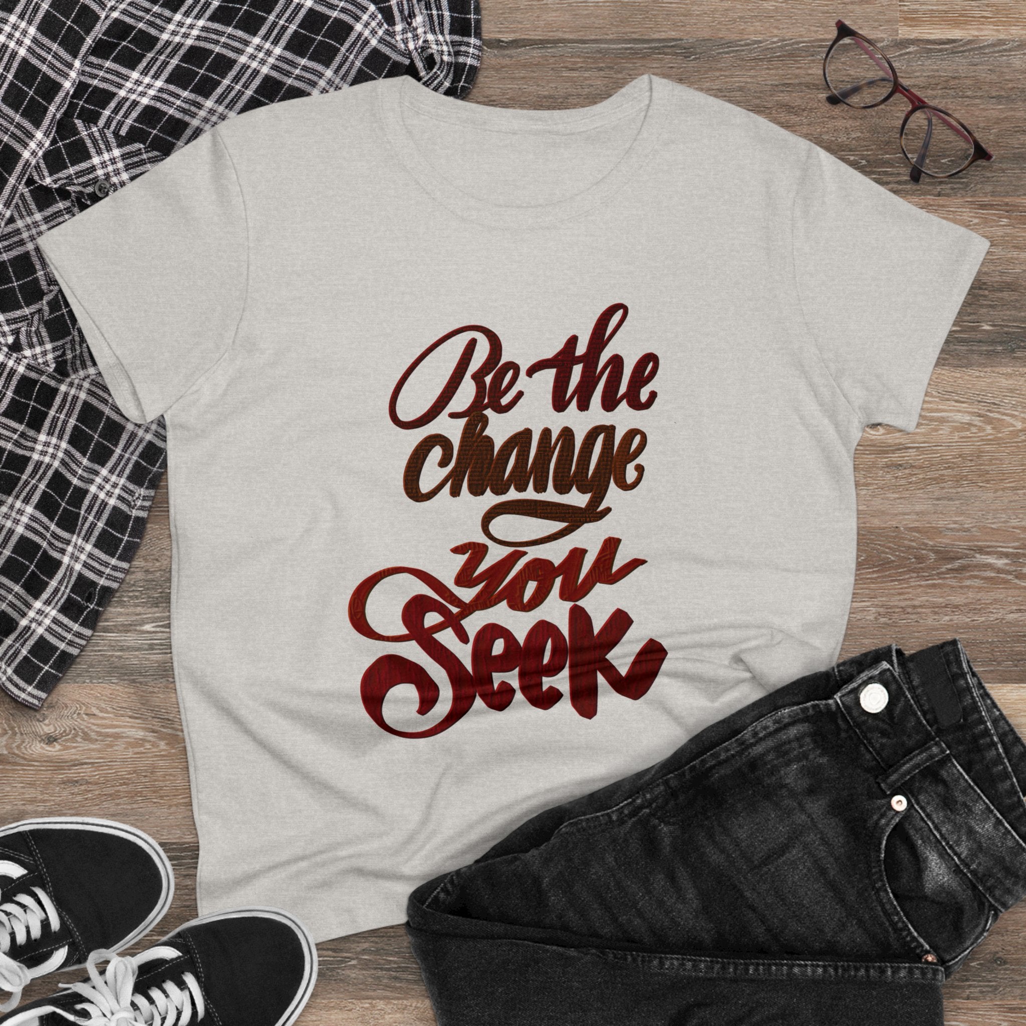 BE THE CHANGE Midweight Cotton Tee