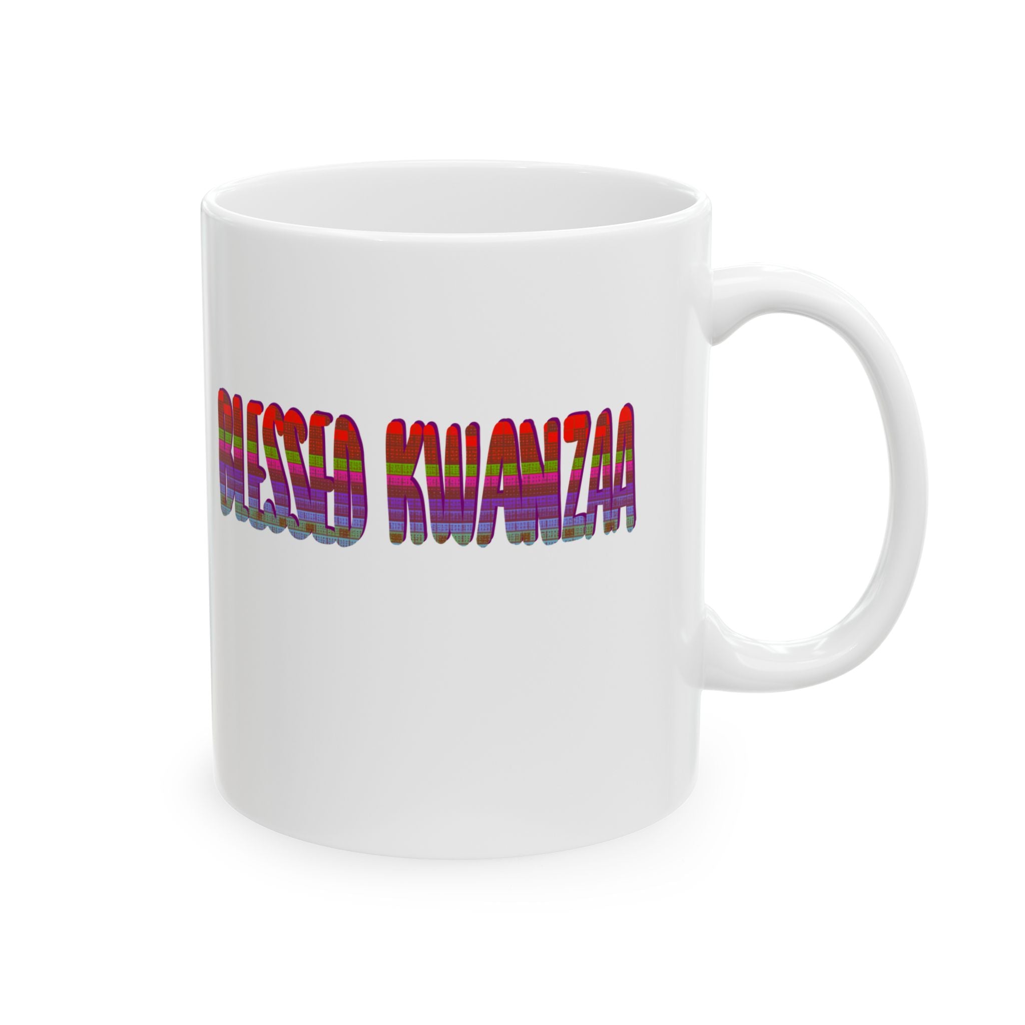 BLESSED KWANZAA Ceramic Mug, (11oz,)