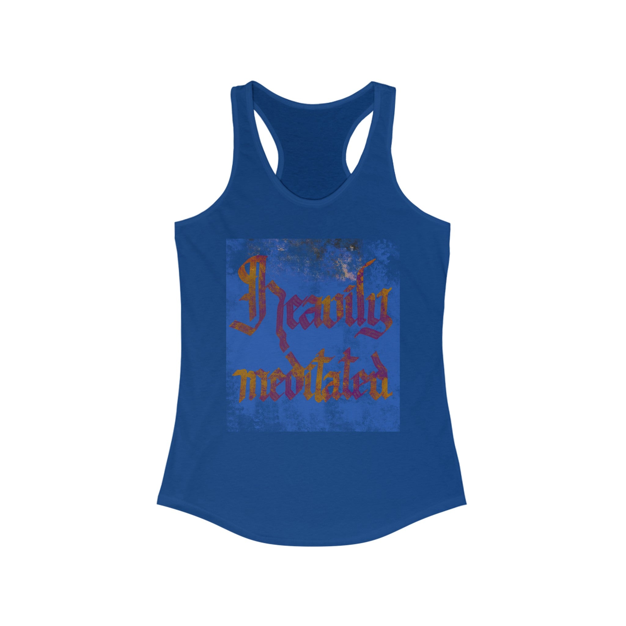 HEAVILY MEDITATED Women's Racerback Tank