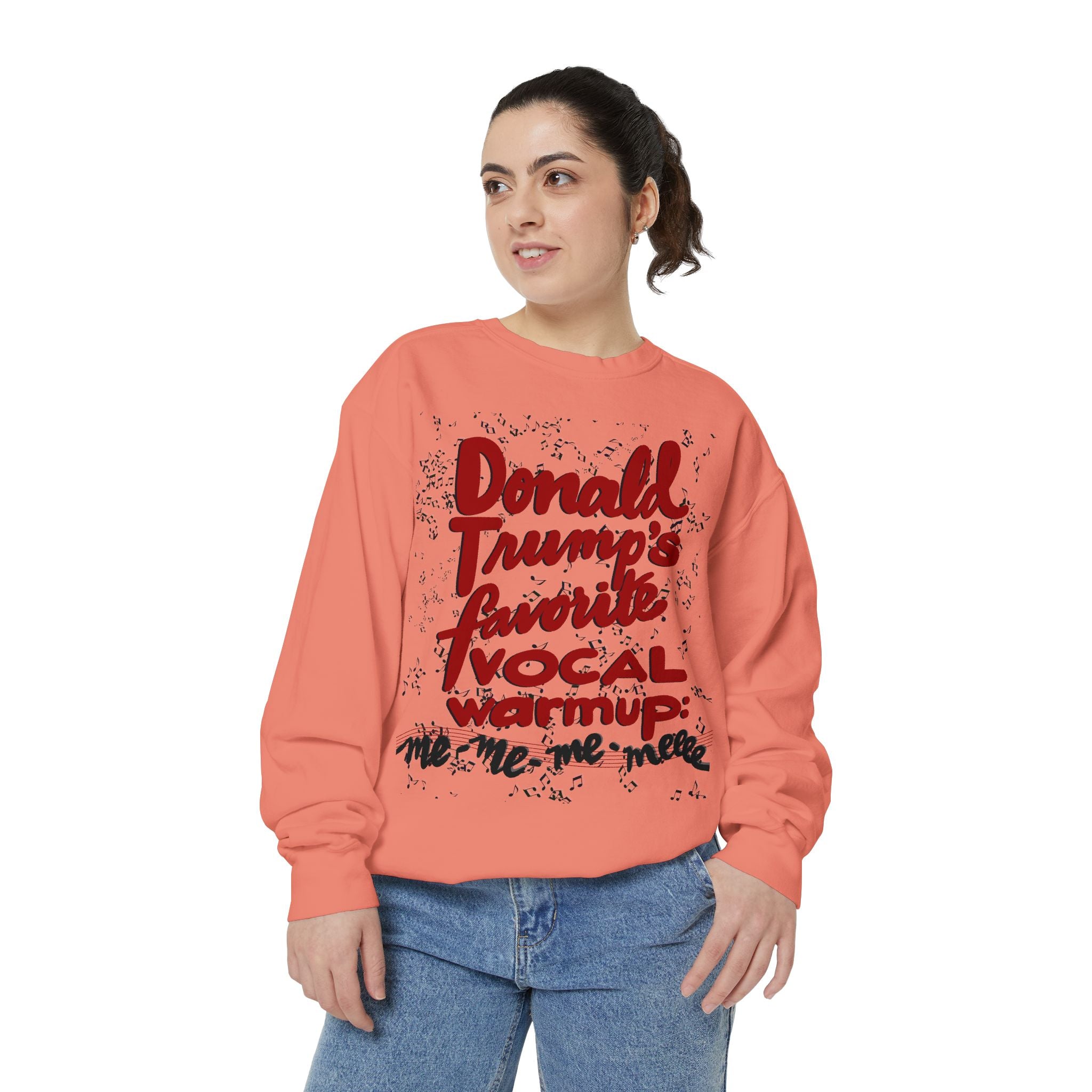 DJT VOCAL WARMUP Garment-Dyed Sweatshirt