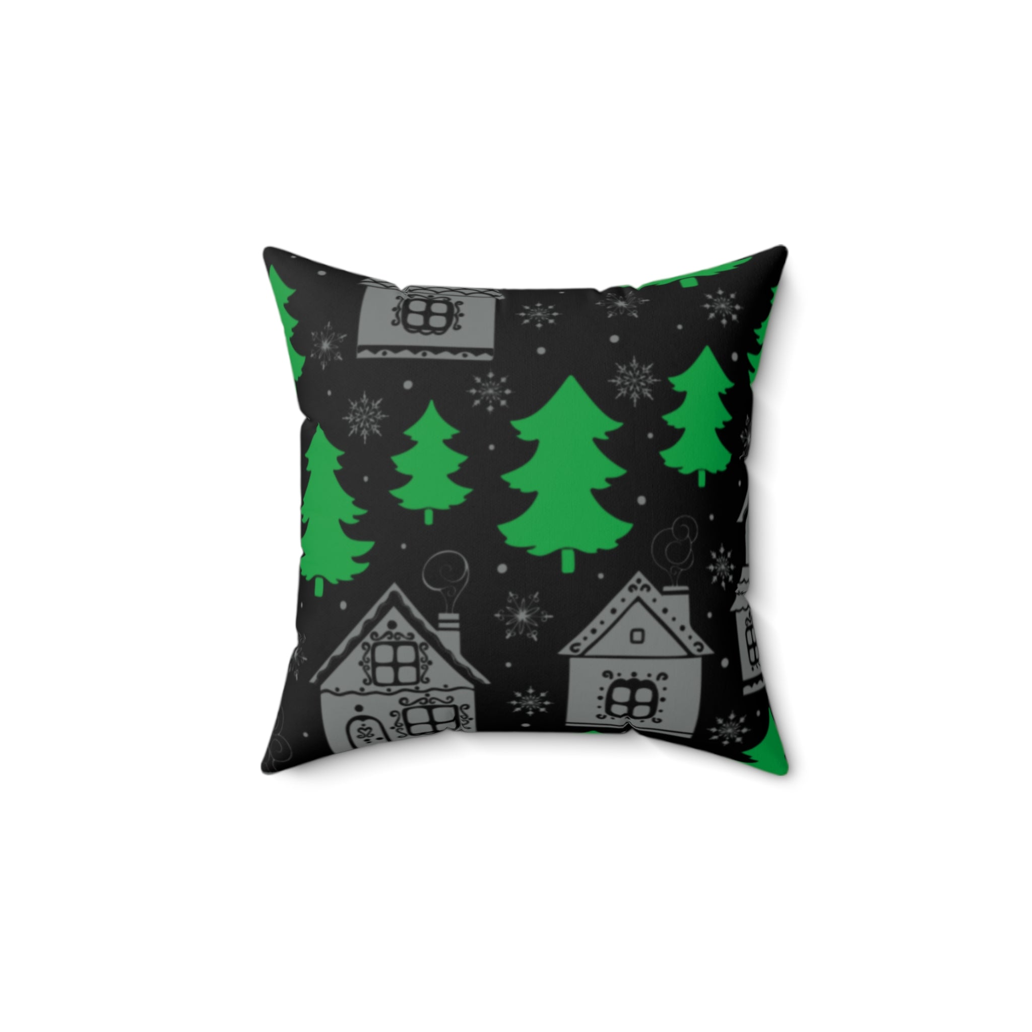 COLD WINTER’S NIGHT Square Pillow