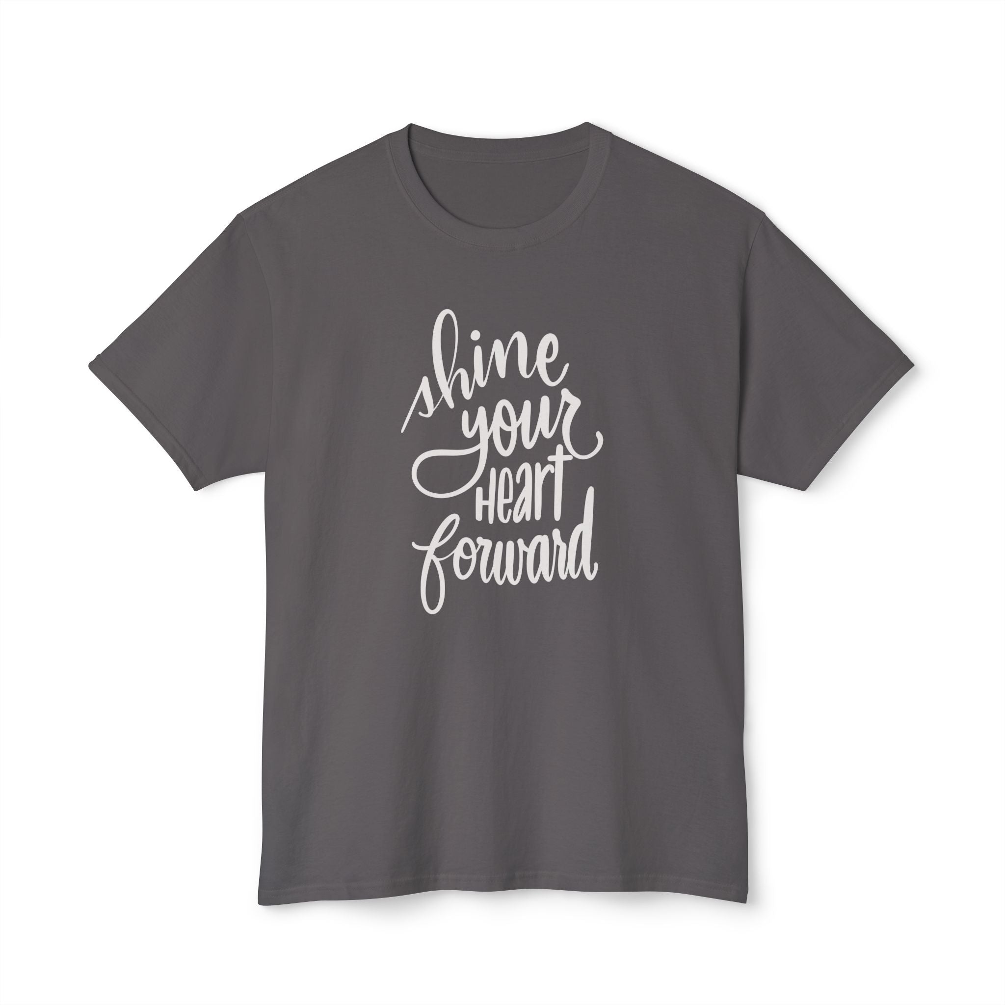 Inspirational Yoga T-Shirt - "Shine Your Heart Forward"