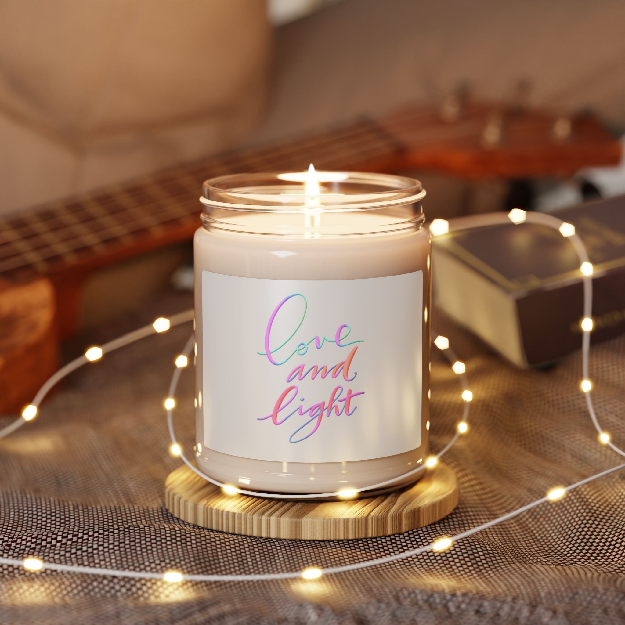 Aromatherapy Candle - Love and Light, Scented Soy Candle, Home Decor, Relaxation Gift, Mindfulness, Self-Care