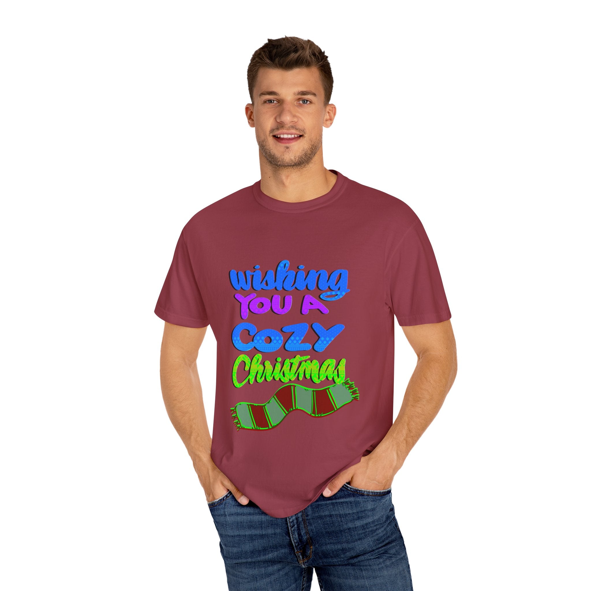 COZY CHRISTMAS Unisex Garment-Dyed T-shirt